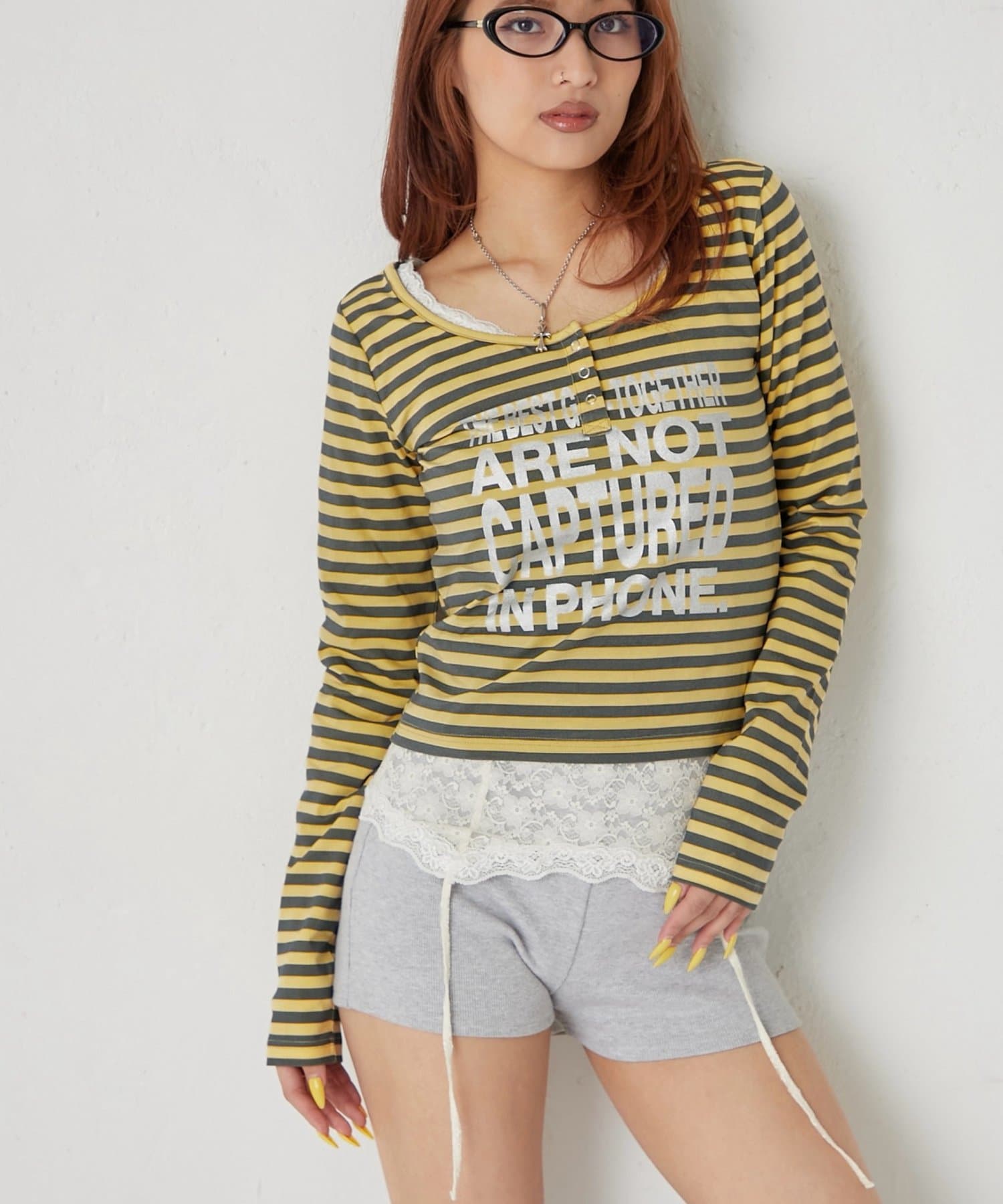 WHO’S WHO gallery(フーズフーギャラリー) 【WEB限定】メッセージドットリングヘンリートップス