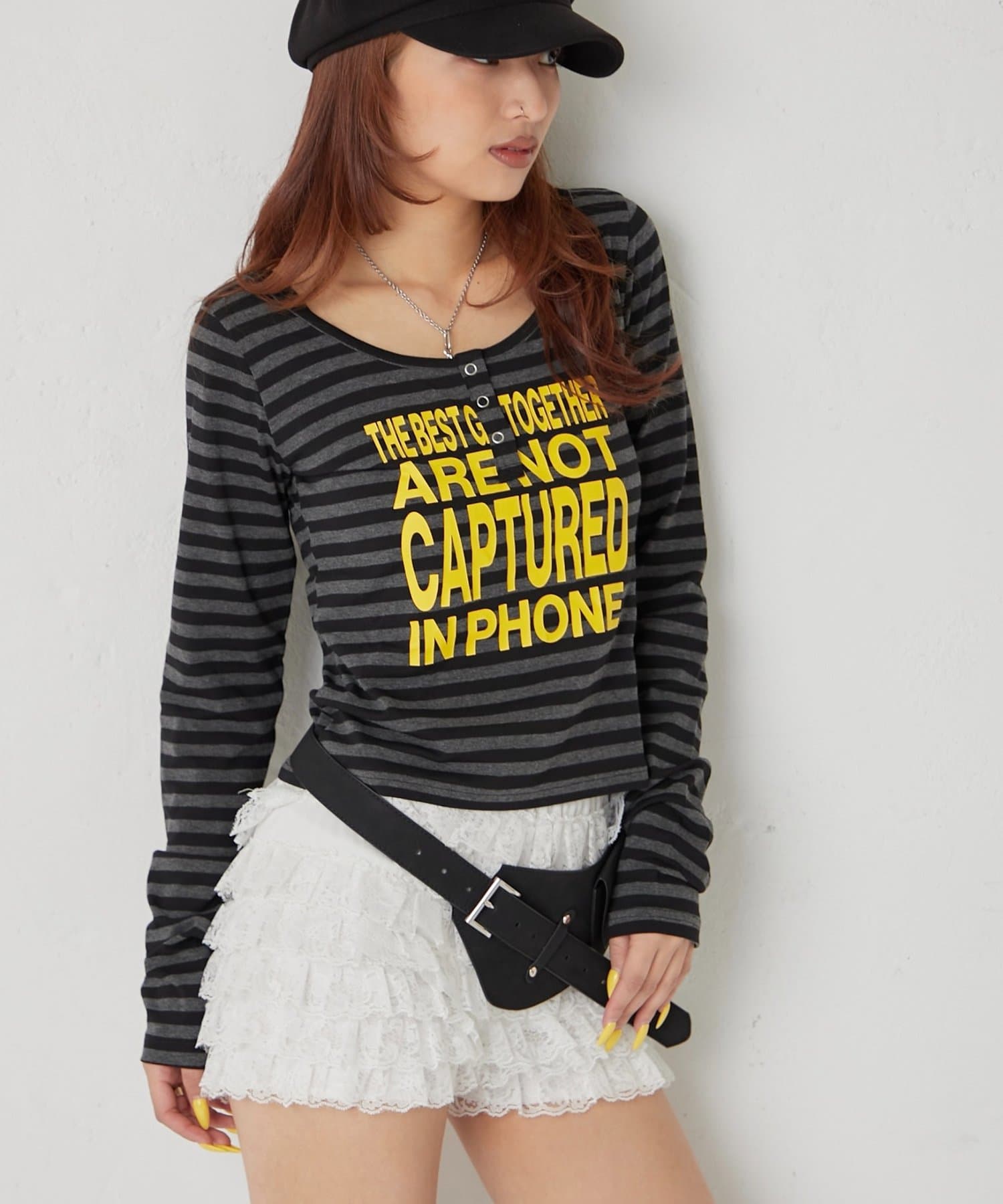 WHO’S WHO gallery(フーズフーギャラリー) 【WEB限定】メッセージドットリングヘンリートップス