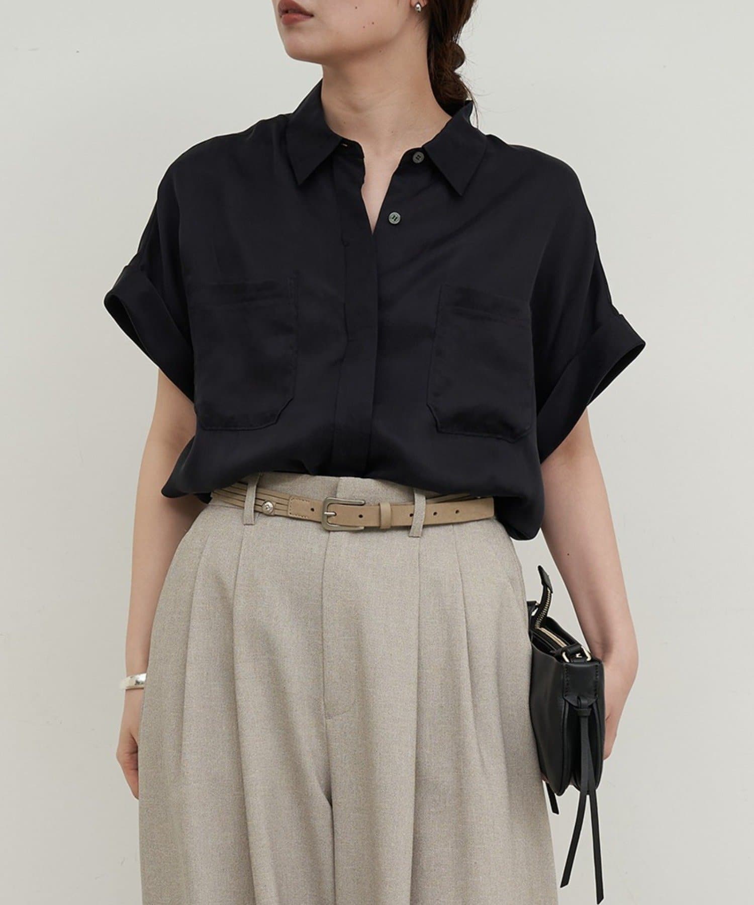 GALLARDAGALANTE(ガリャルダガランテ) 【3/20(金) 8:00 ～予約開始】【セットアップ対応】ミリタリーハーフスリーブシャツ