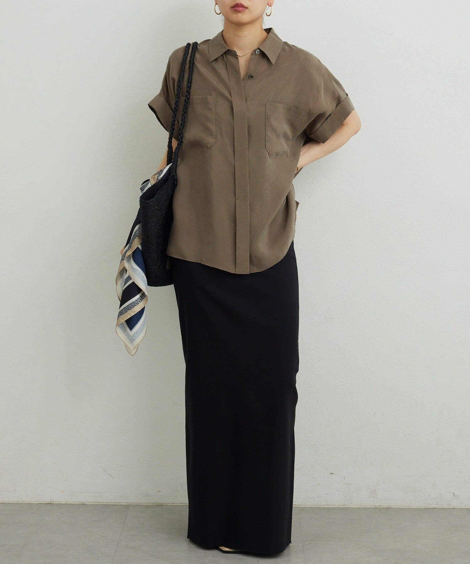 GALLARDAGALANTE(ガリャルダガランテ) 【3/20(金) 8:00 ～予約開始】【セットアップ対応】ミリタリーハーフスリーブシャツ