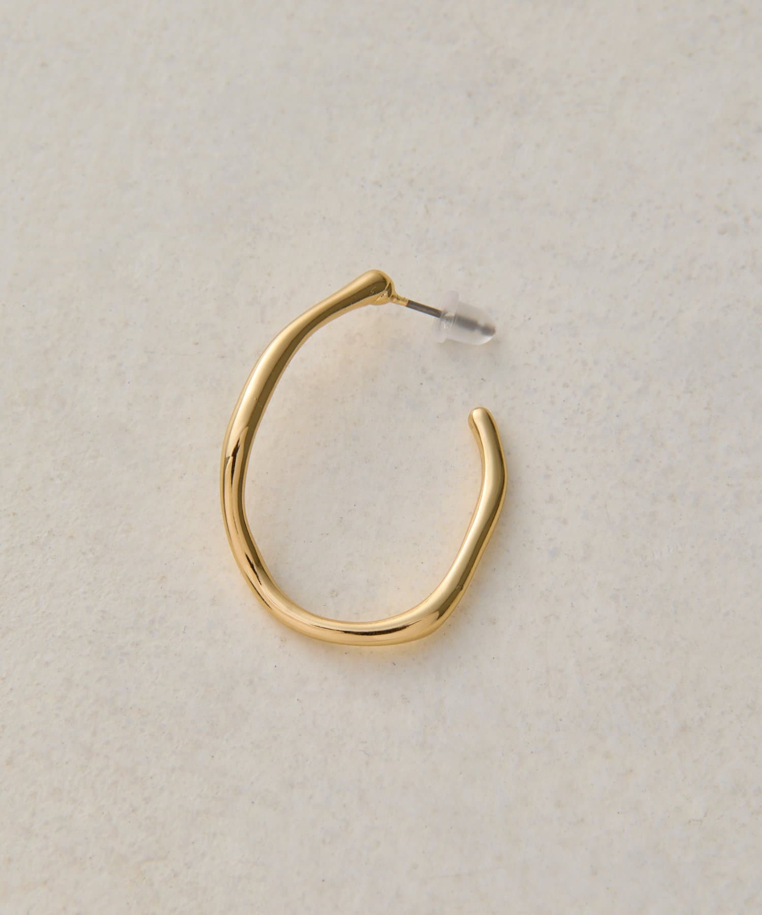 DISCOAT(ディスコート) 【GOLDY】ウェービーフープピアス