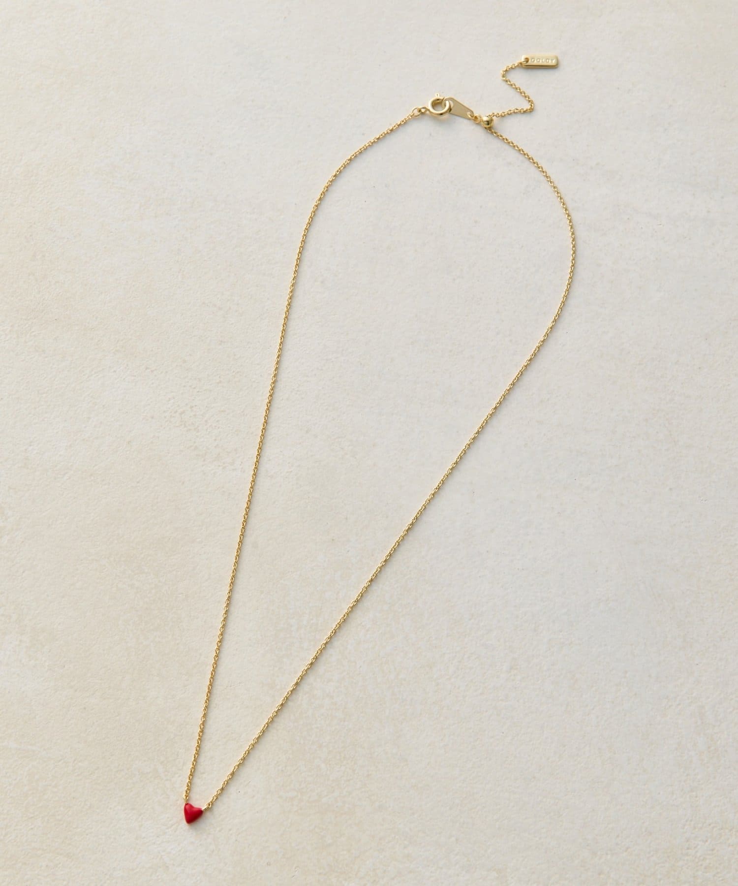 DISCOAT(ディスコート) 【GOLDY】カラーハートネックレス