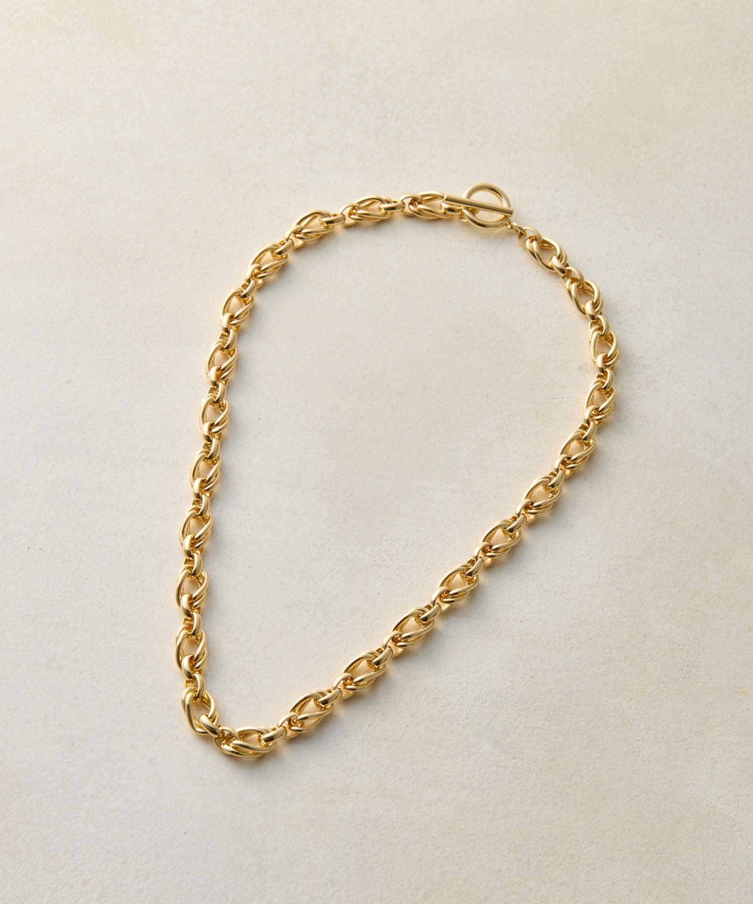 DISCOAT(ディスコート) 【GOLDY】ウェービーチェーンマンテルネックレス