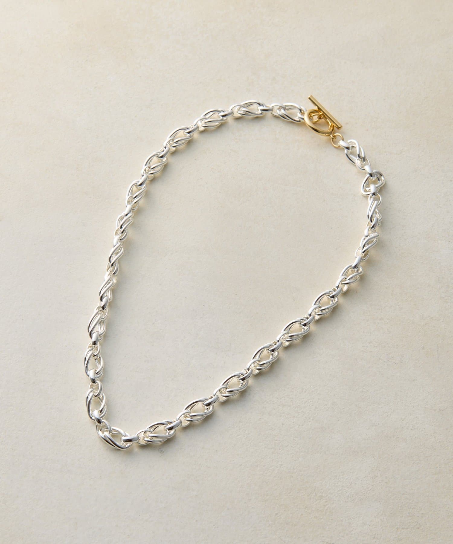 DISCOAT(ディスコート) 【GOLDY】ウェービーチェーンマンテルネックレス