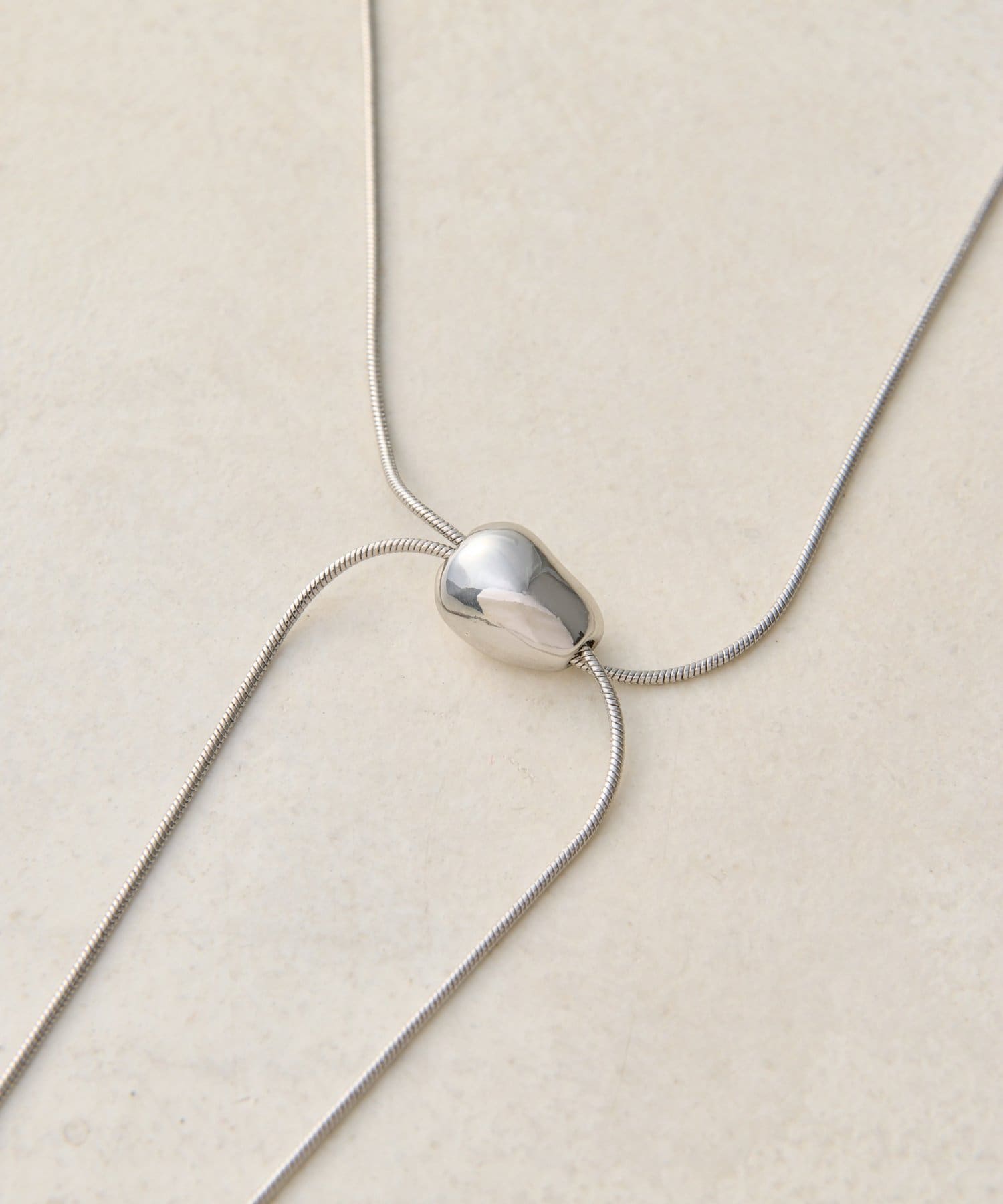 DISCOAT(ディスコート) 【GOLDY】スライドビーンズネックレス