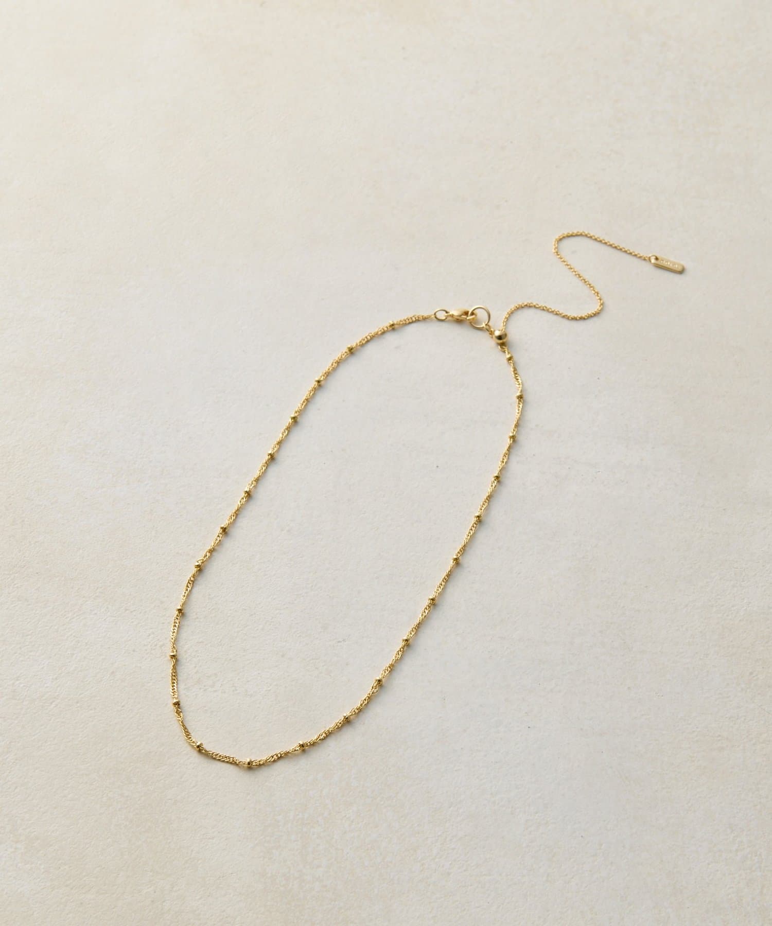 DISCOAT(ディスコート) 【GOLDY】ダブルツイストチェーンネックレス