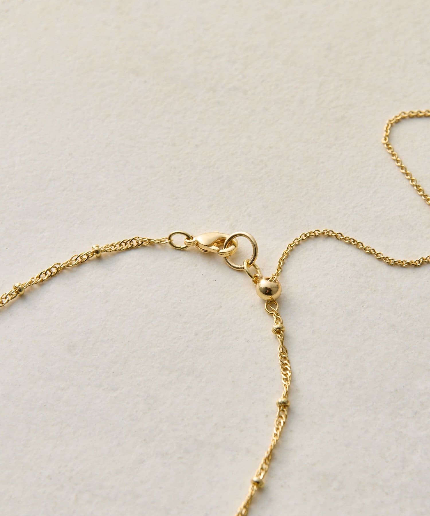 DISCOAT(ディスコート) 【GOLDY】ダブルツイストチェーンネックレス