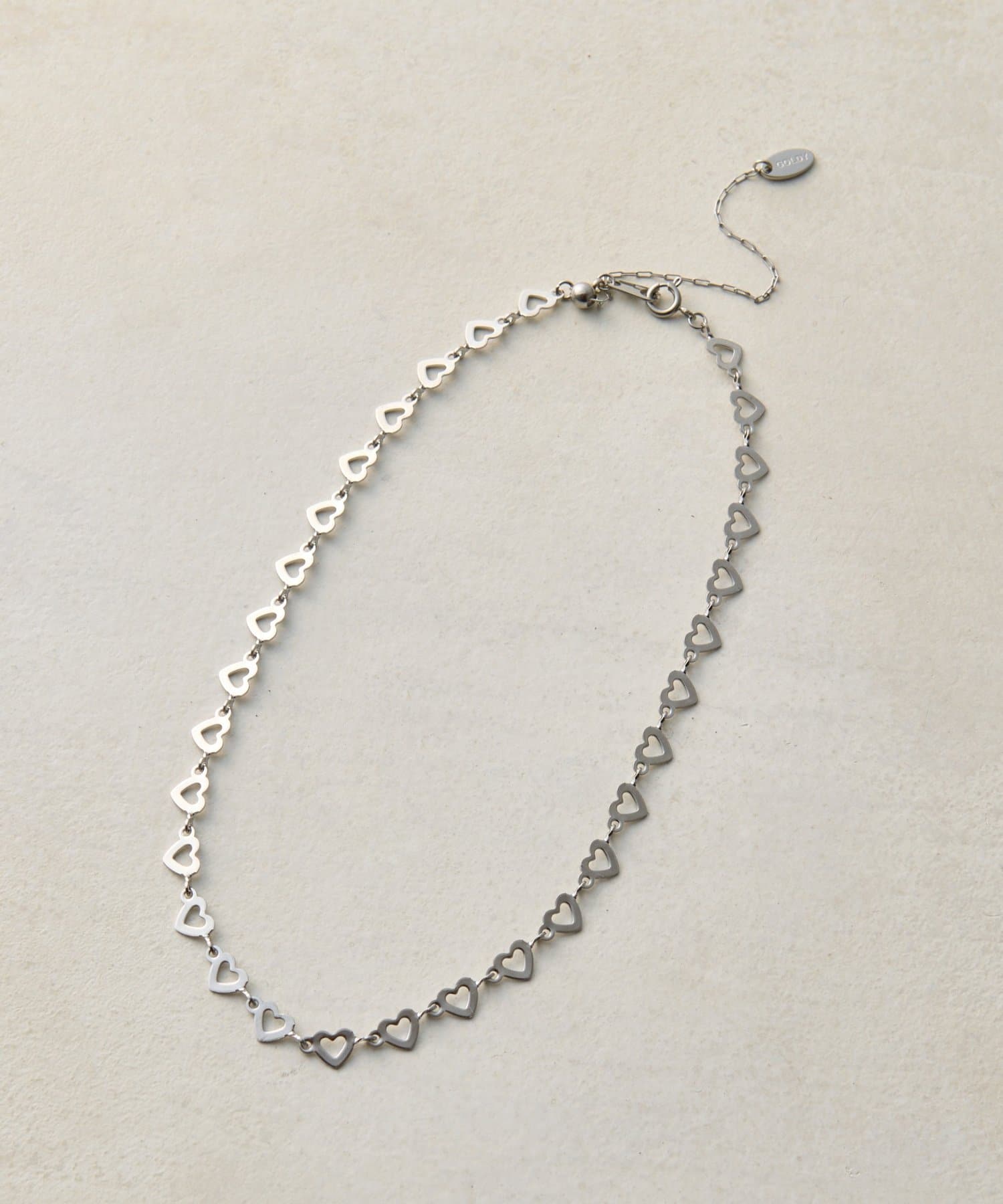 DISCOAT(ディスコート) 【GOLDY】ハートチェーンステンレスネックレス