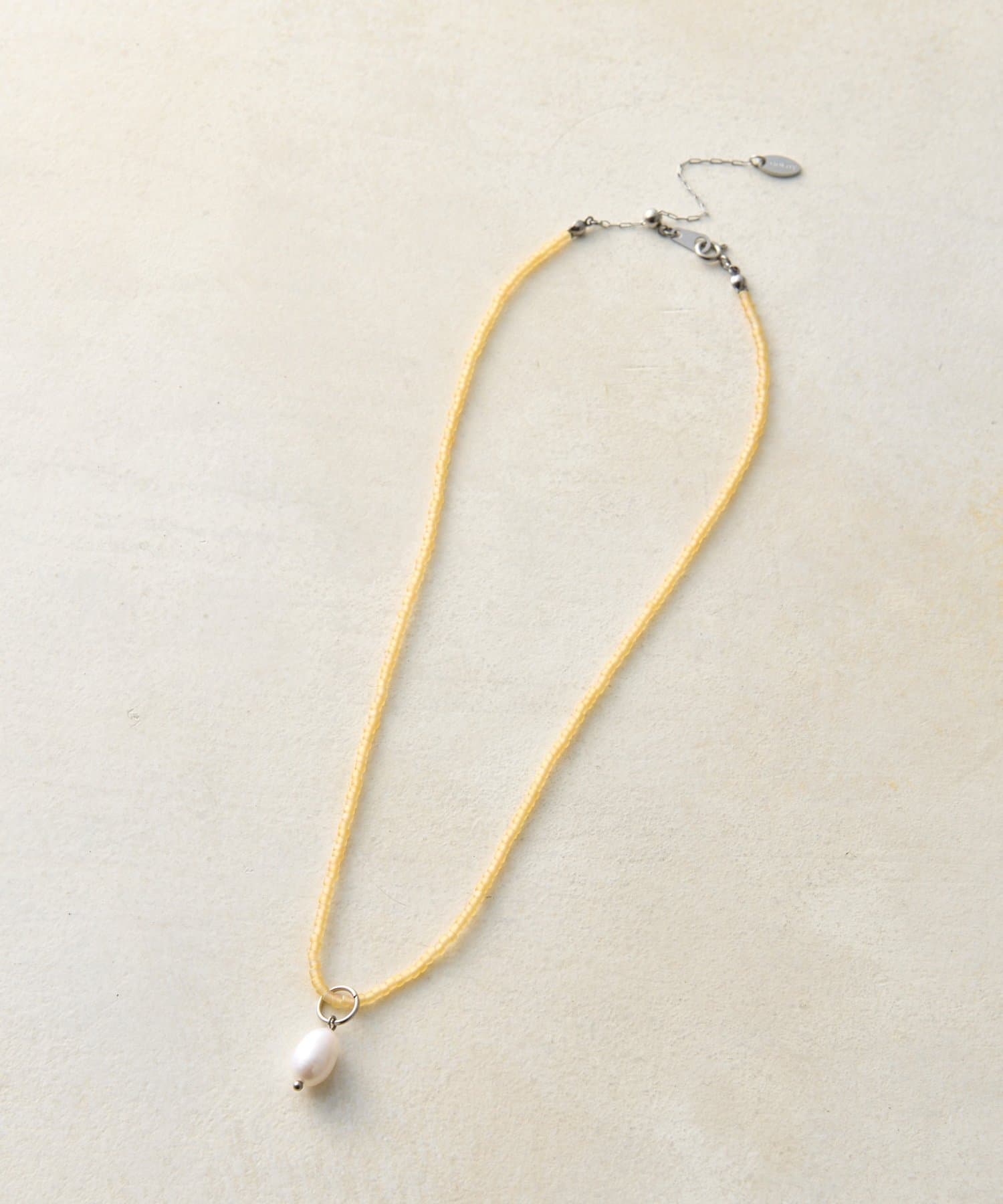 DISCOAT(ディスコート) 【GOLDY】パールチャームビーズステンレスネックレス