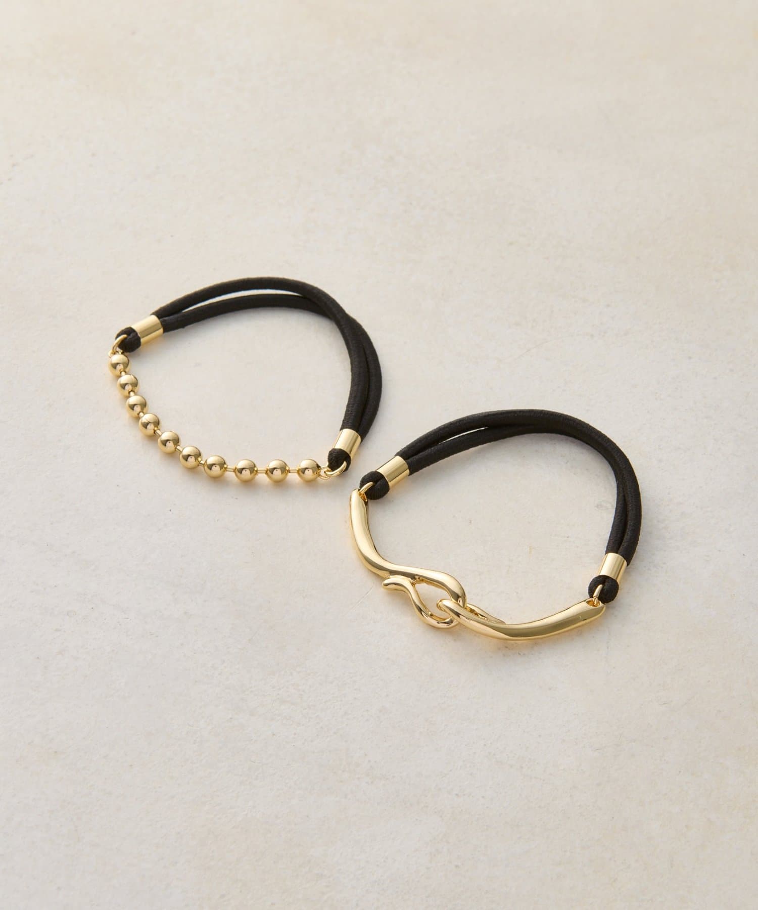 DISCOAT(ディスコート) 【GOLDY】ボールチェ-ン×ウェービーセットヘアゴム