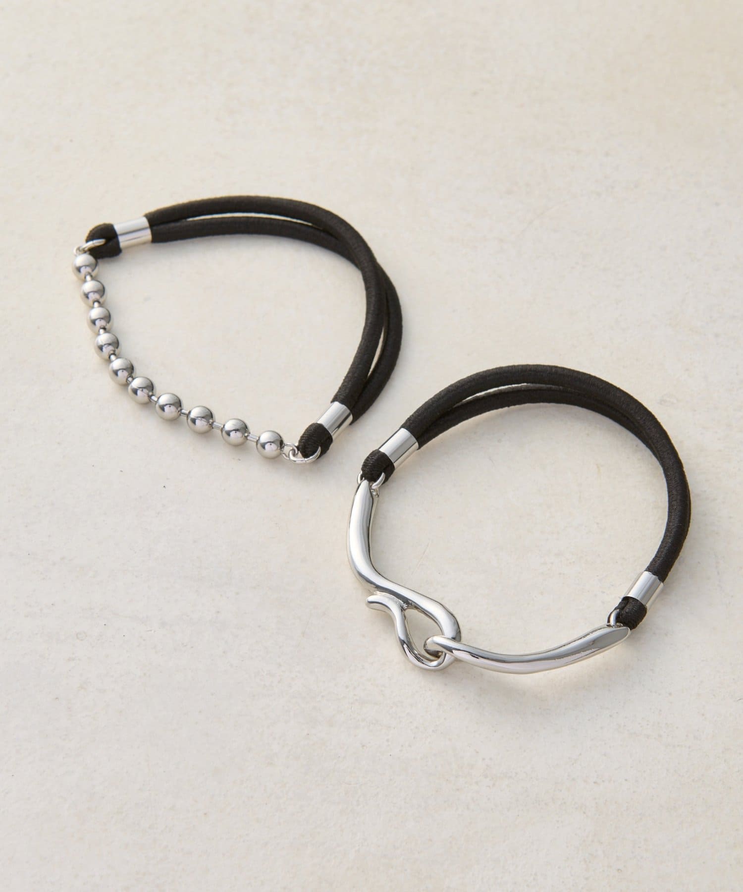 DISCOAT(ディスコート) 【GOLDY】ボールチェ-ン×ウェービーセットヘアゴム