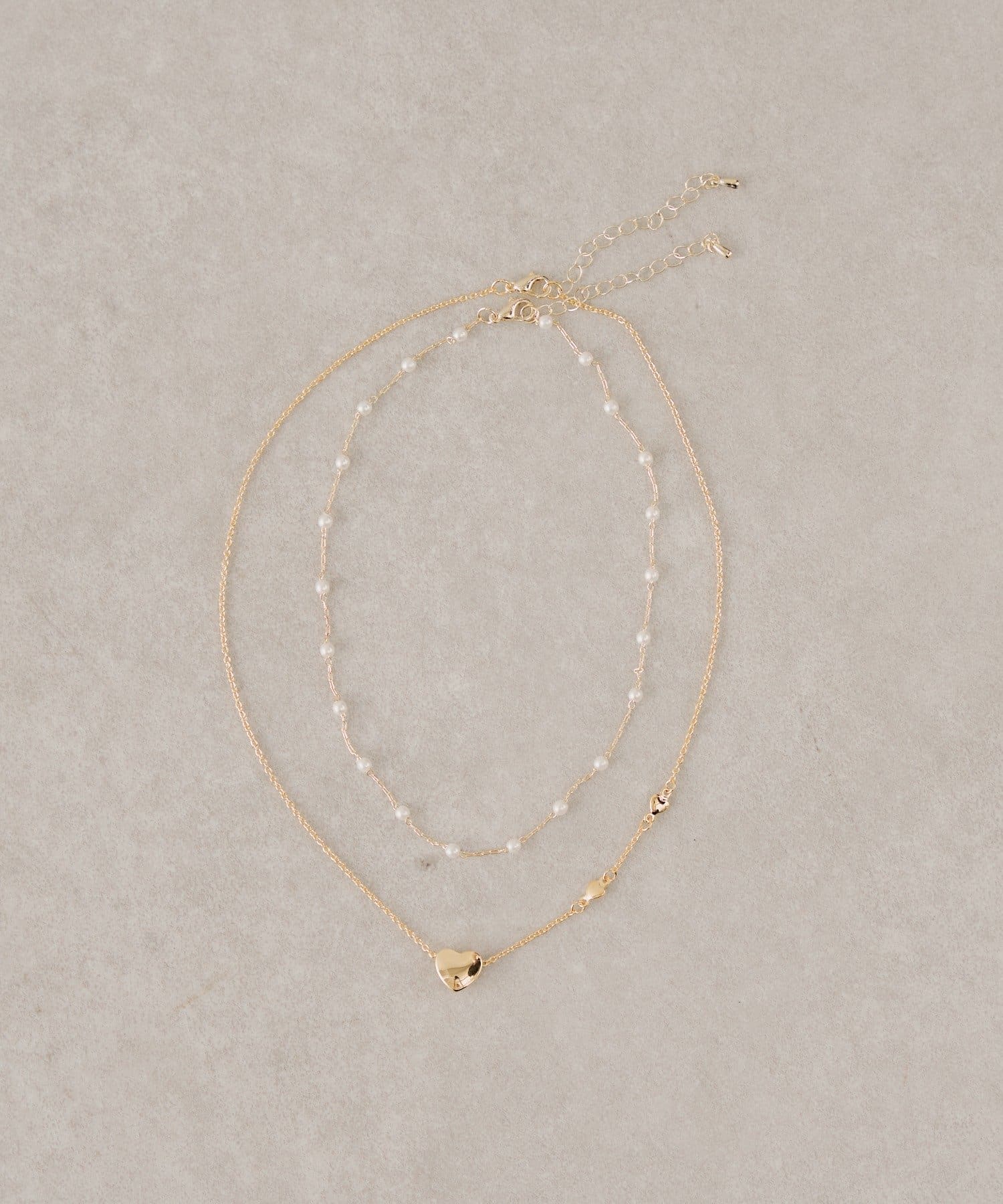 Chico(チコ) ハートモチーフ付きアシメデザインネックレス