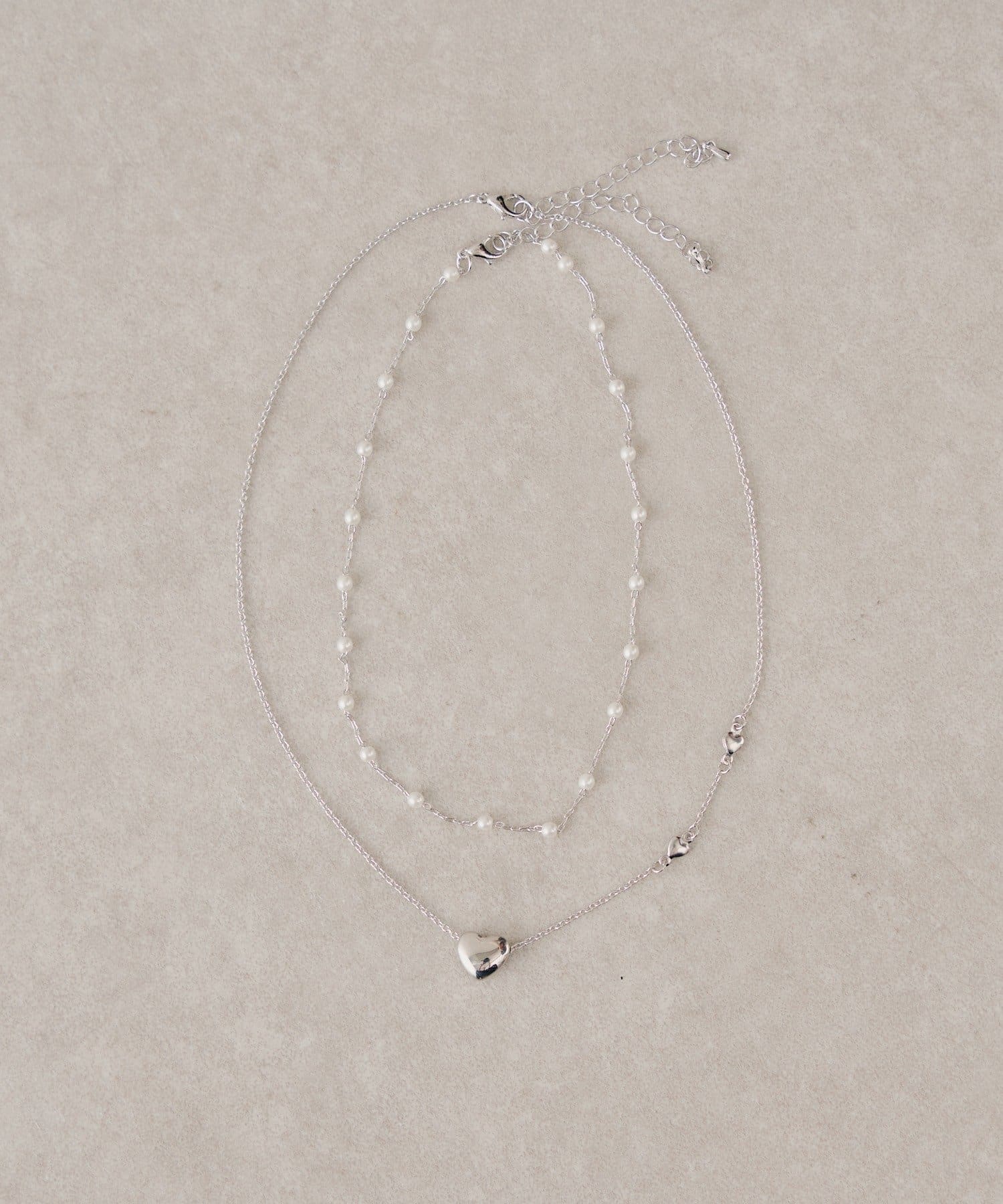 Chico(チコ) ハートモチーフ付きアシメデザインネックレス