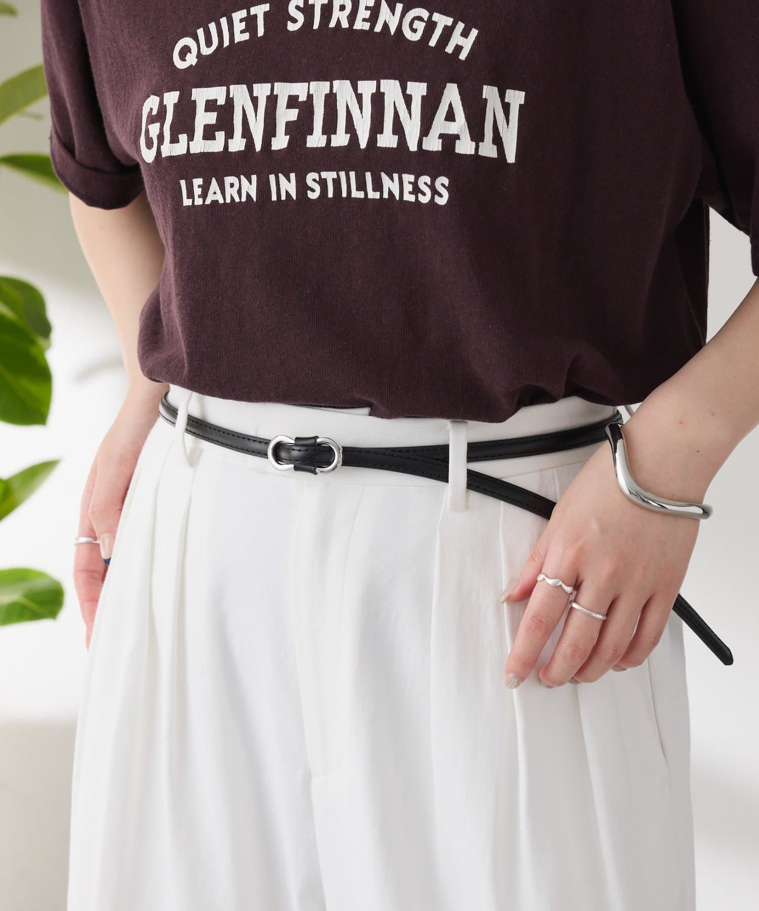 COLLAGE GALLARDAGALANTE(コラージュ ガリャルダガランテ) 【PAPILLONNER/パピヨネ】ノンホールレザーベルト