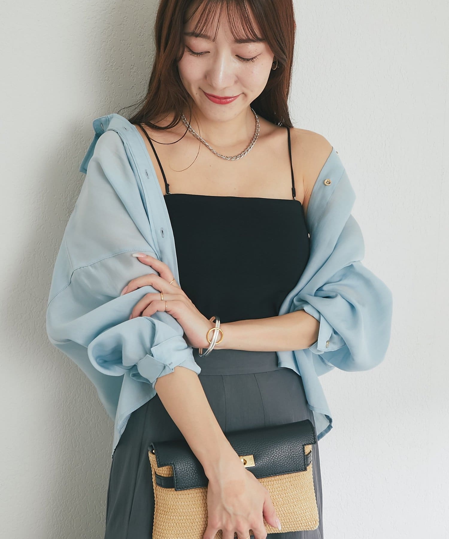 La boutique BonBon(ラブティックボンボン) 【miki監修】カップ付2WAYキャミソール2