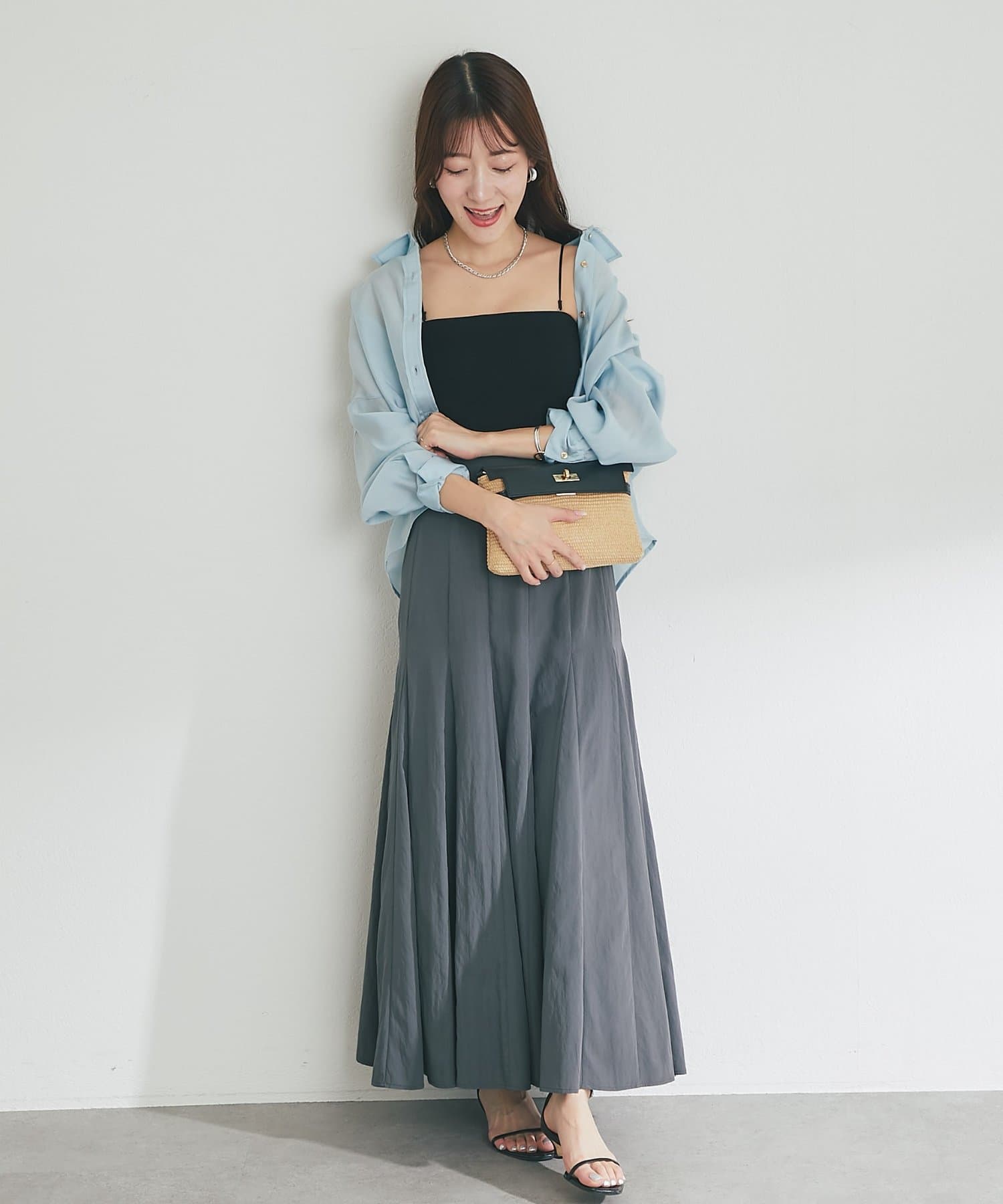 La boutique BonBon(ラブティックボンボン) 【miki監修】カップ付2WAYキャミソール2