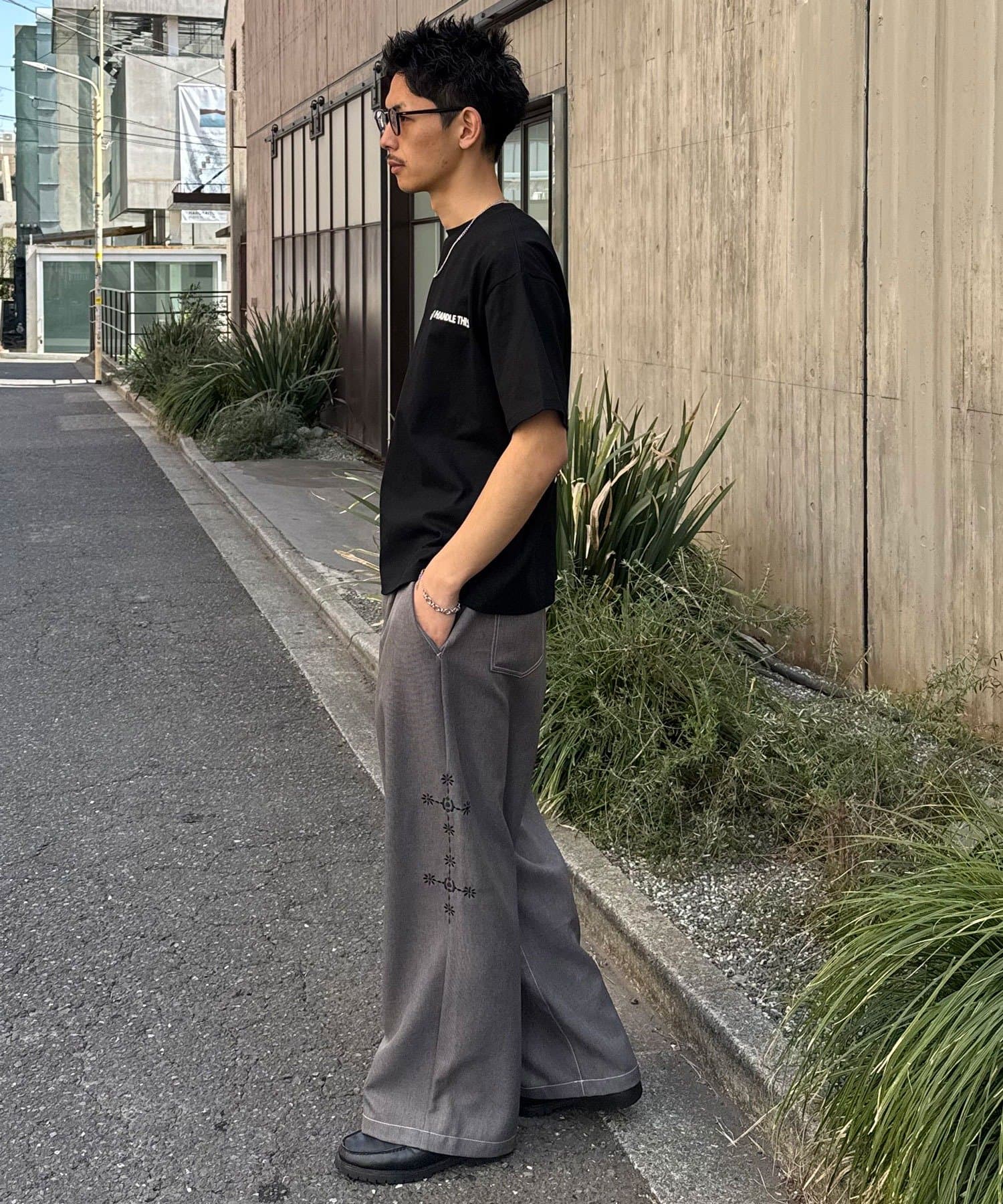 CIAOPANIC(チャオパニック) ワープメッセージロゴTシャツ