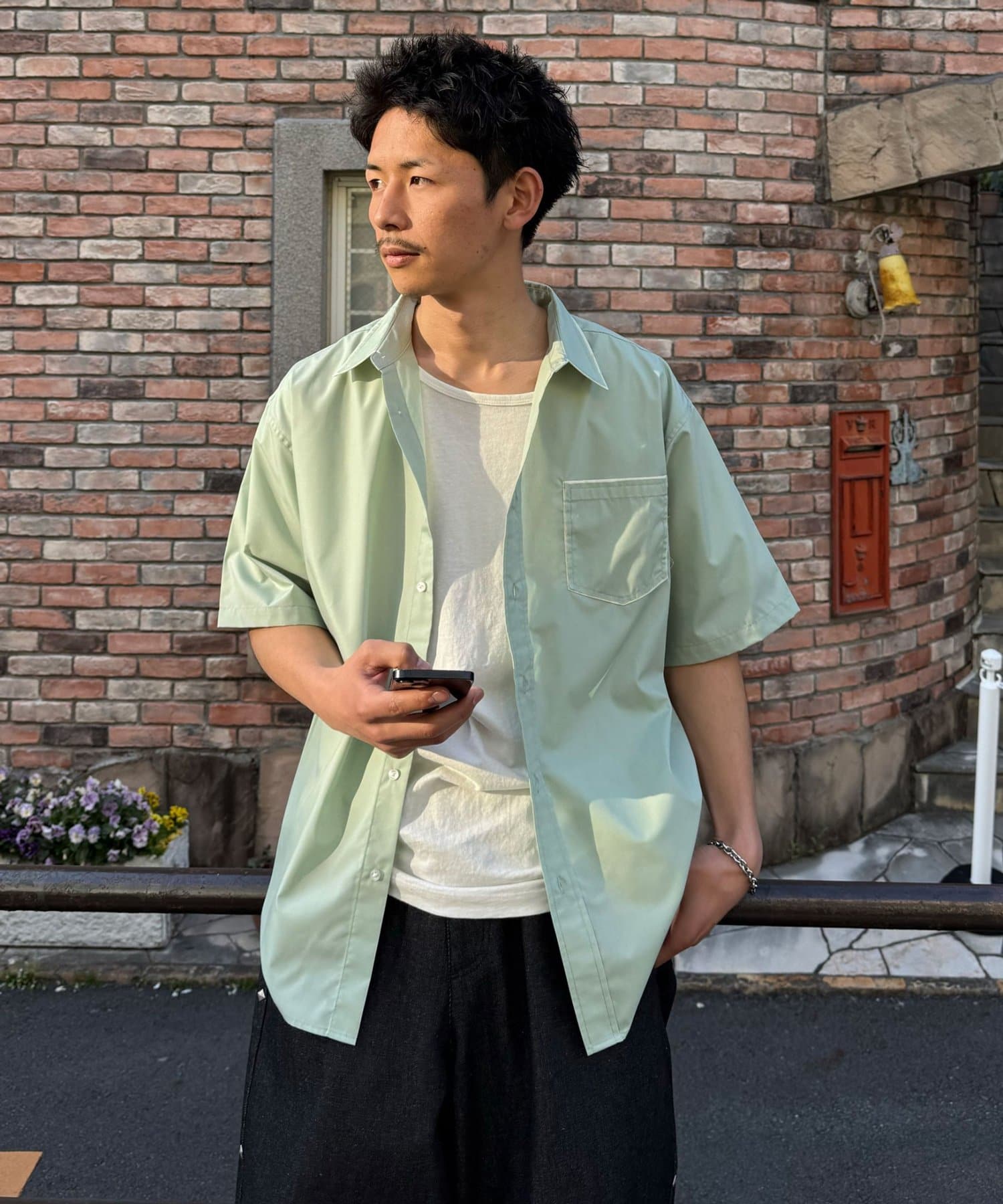 CIAOPANIC(チャオパニック) フリンジレイヤード半袖シャツ