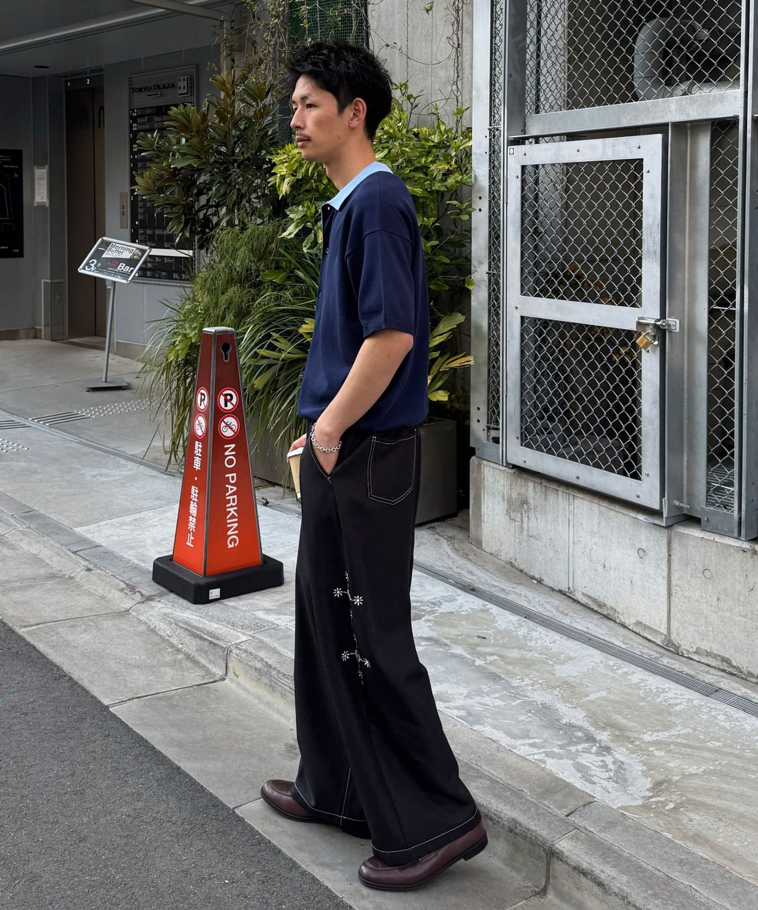 CIAOPANIC(チャオパニック) サイドステッチワイドスラックス