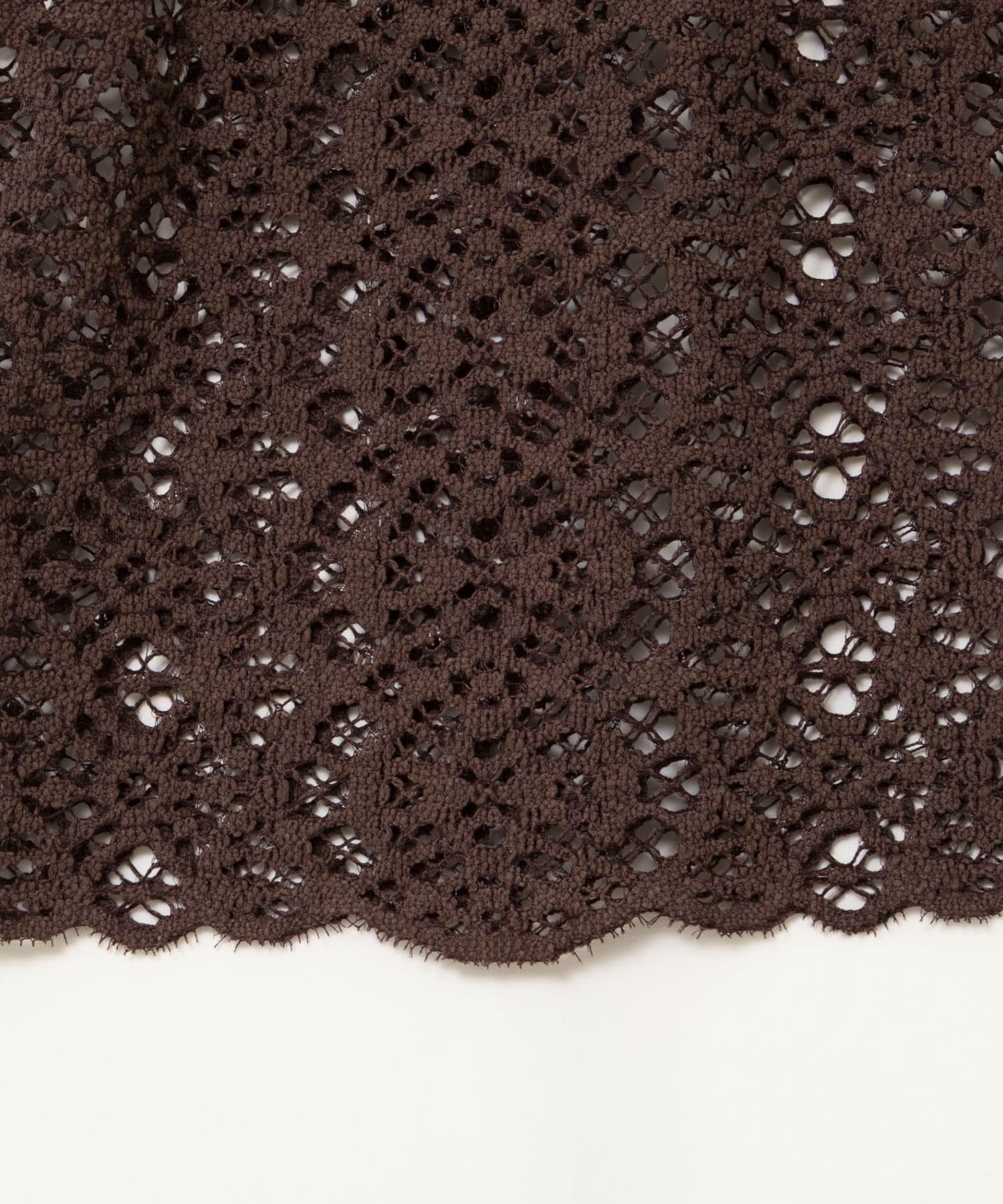 NOLLEY'S(ノーリーズ) ウォッシャブルクロッシェレースアメスリタンクトップ