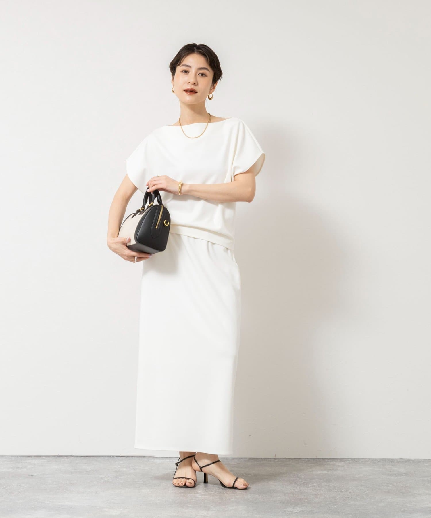 NOLLEY'S(ノーリーズ) 《セットアップ対応》ウォッシャブルマルチファンクションタイトスカート