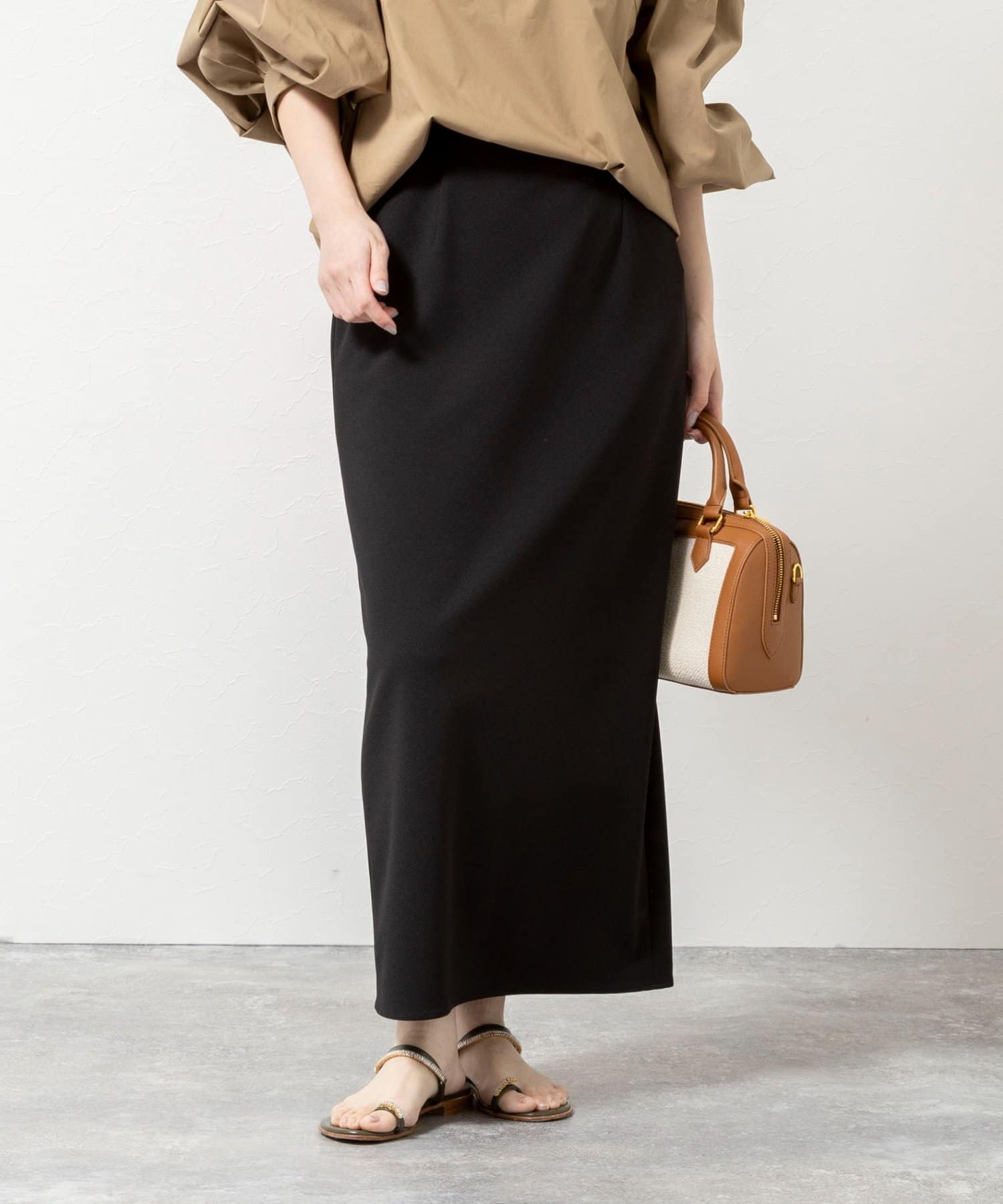 NOLLEY'S(ノーリーズ) 《セットアップ対応》ウォッシャブルマルチファンクションタイトスカート