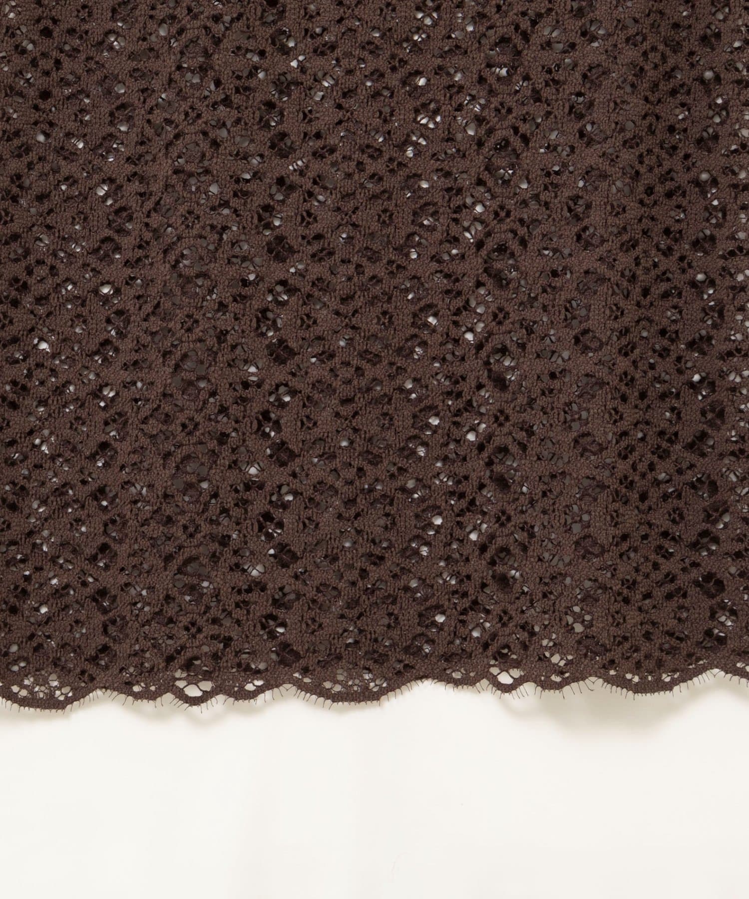 NOLLEY'S(ノーリーズ) ウォッシャブルクロッシェレースキャミワンピース