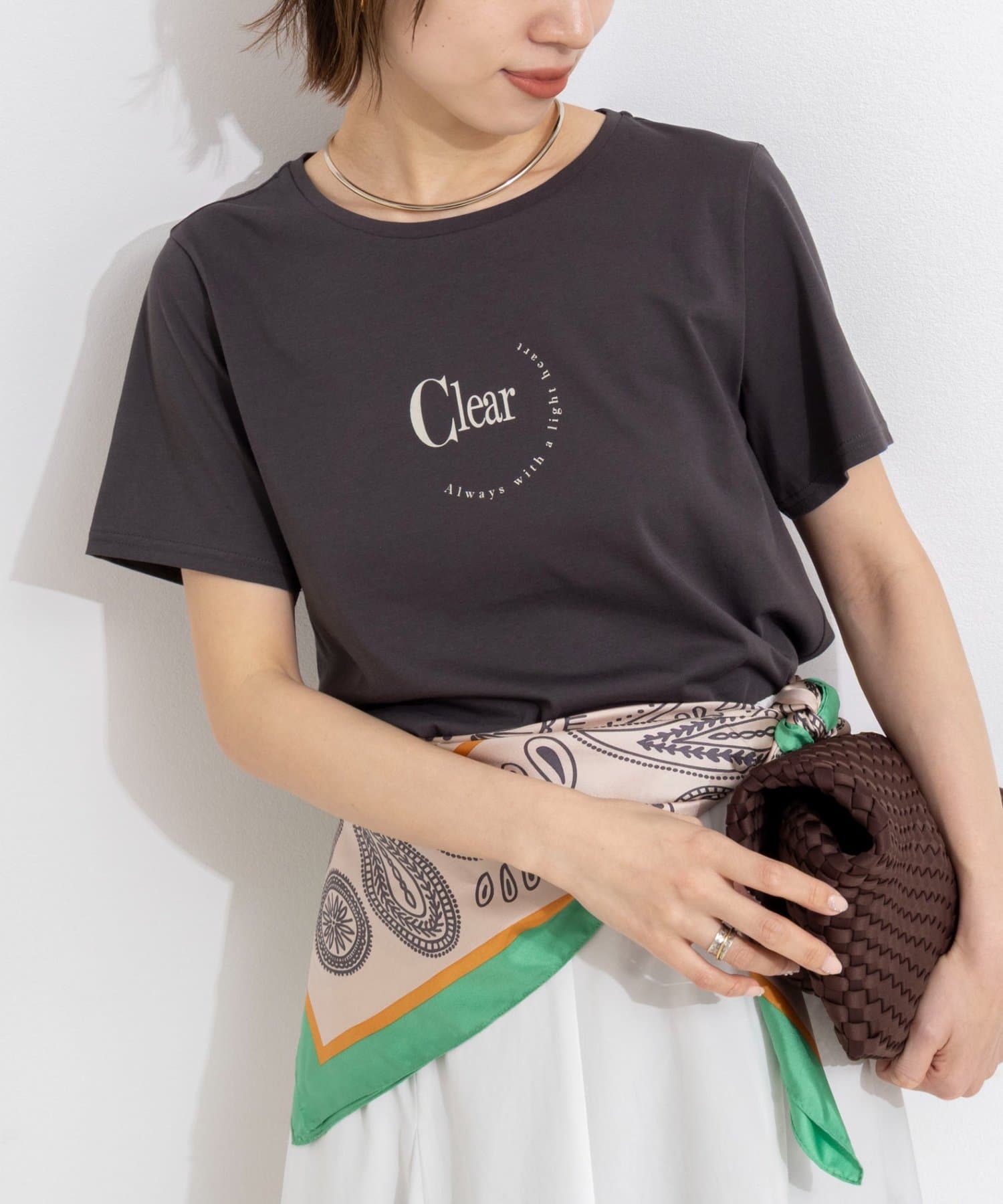 NOLLEY'S(ノーリーズ) ウォッシャブルプリントT