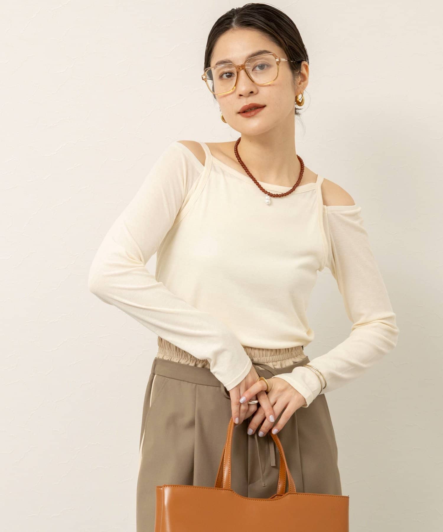 NOLLEY'S(ノーリーズ) 【MAQWEL/マクウェル】ウォッシャブルレイヤードプルオーバー