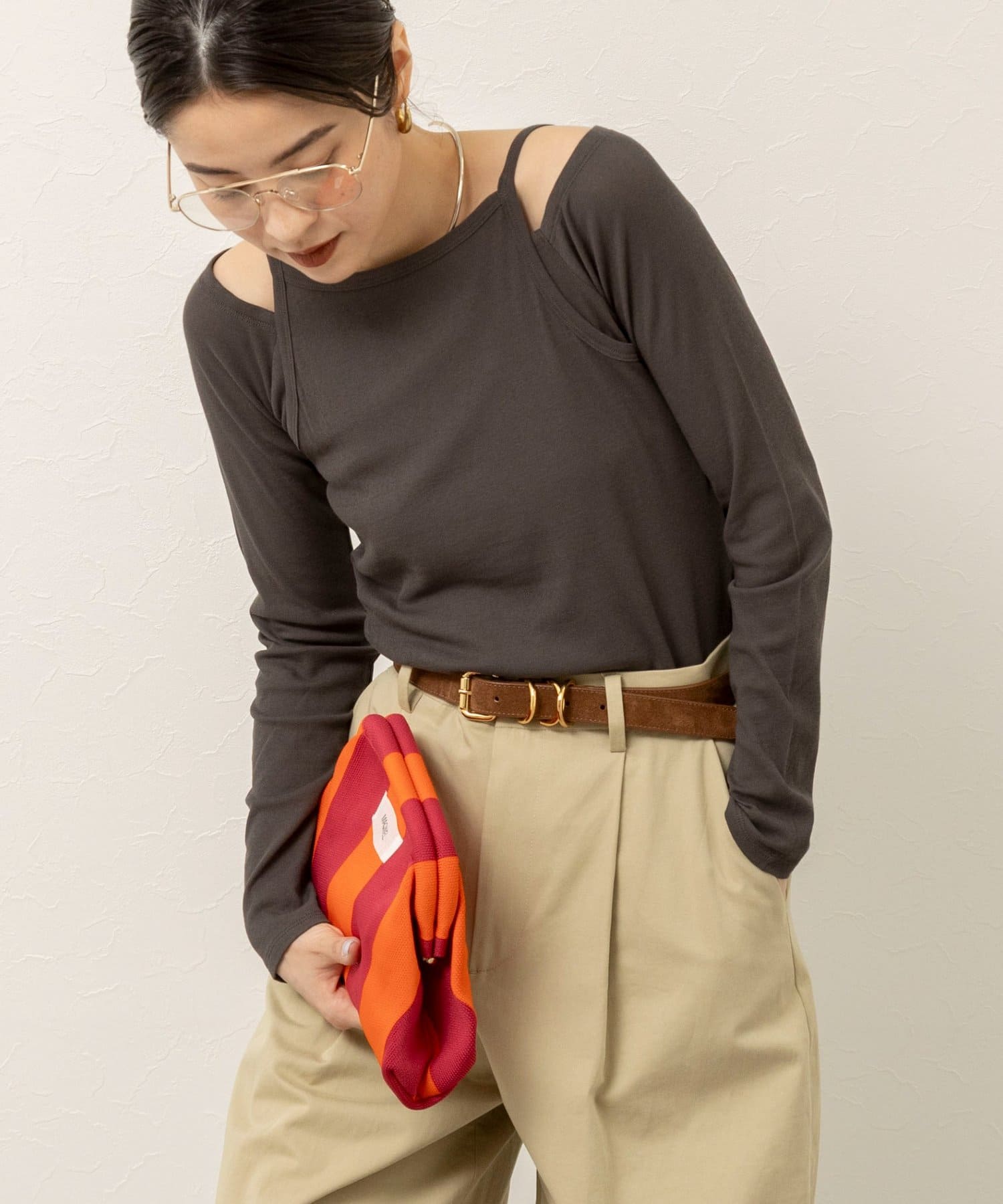 NOLLEY'S(ノーリーズ) 【MAQWEL/マクウェル】ウォッシャブルレイヤードプルオーバー