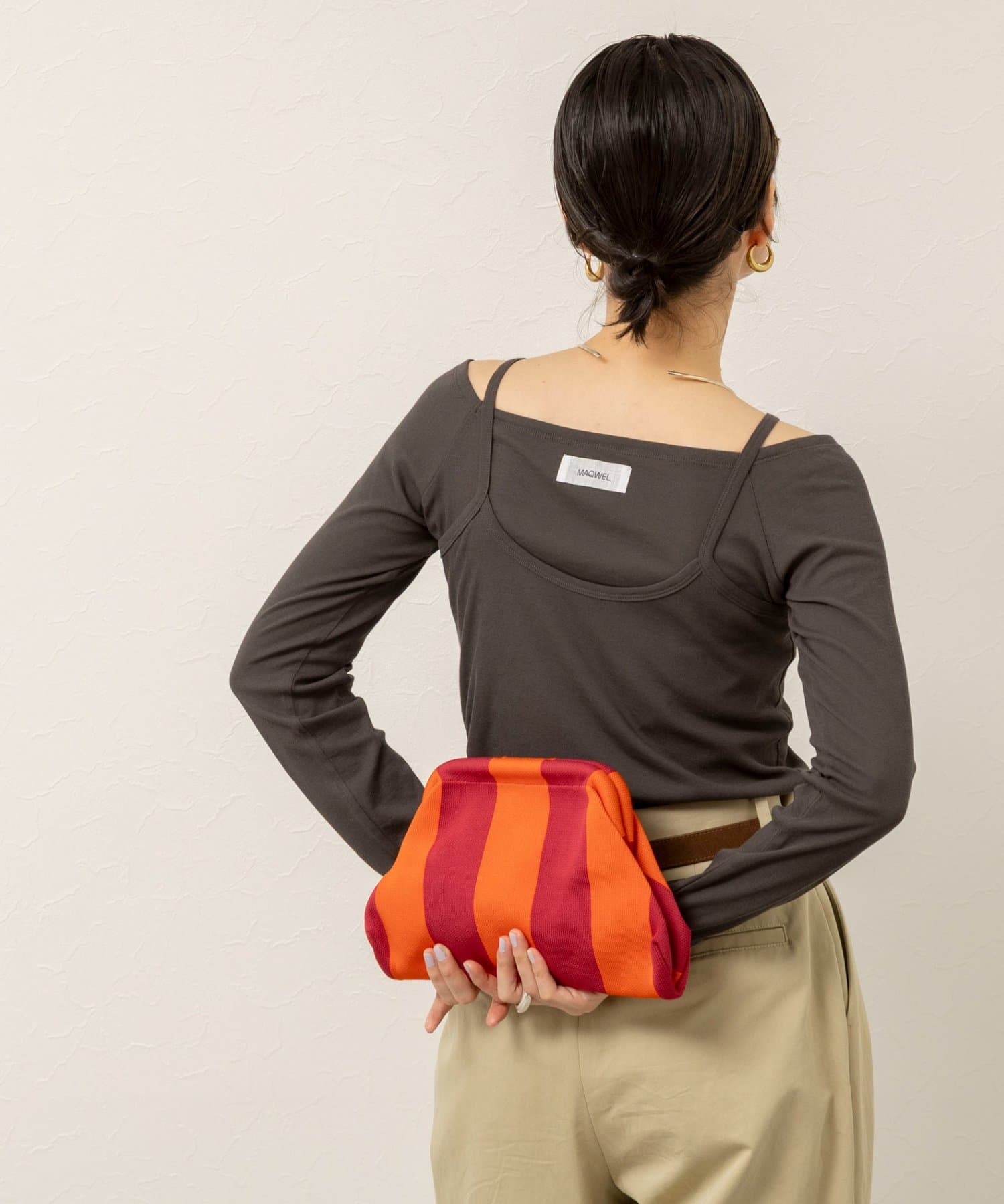 NOLLEY'S(ノーリーズ) 【MAQWEL/マクウェル】ウォッシャブルレイヤードプルオーバー