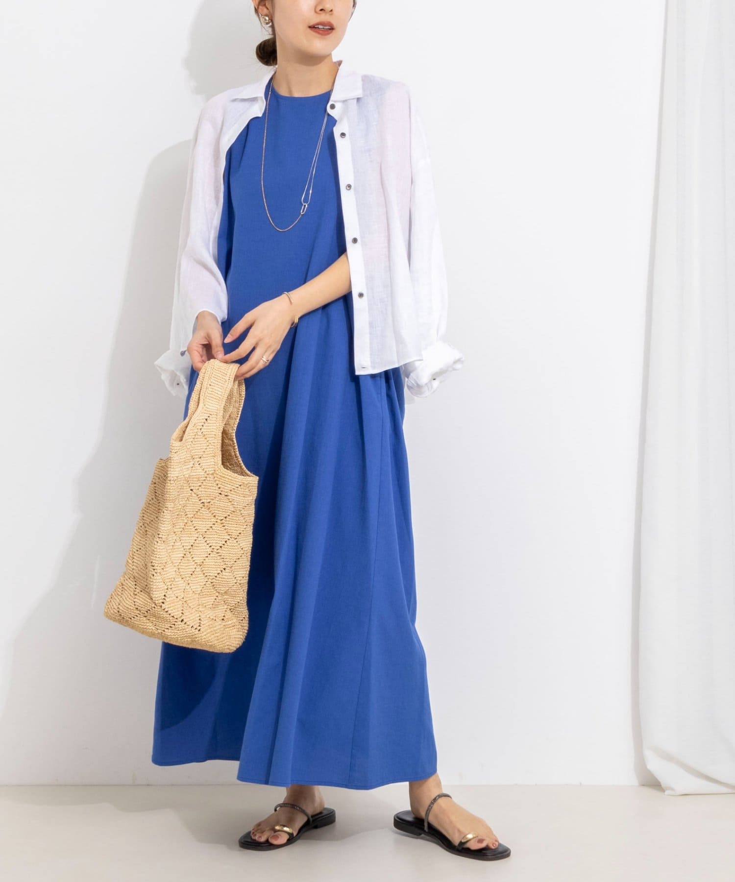 NOLLEY'S(ノーリーズ) 【WEB限定】ウォッシャブルバックツイストドレス