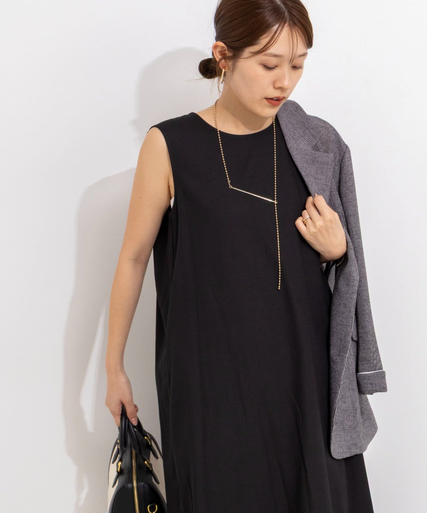 NOLLEY'S(ノーリーズ) 【WEB限定】ウォッシャブルバックツイストドレス