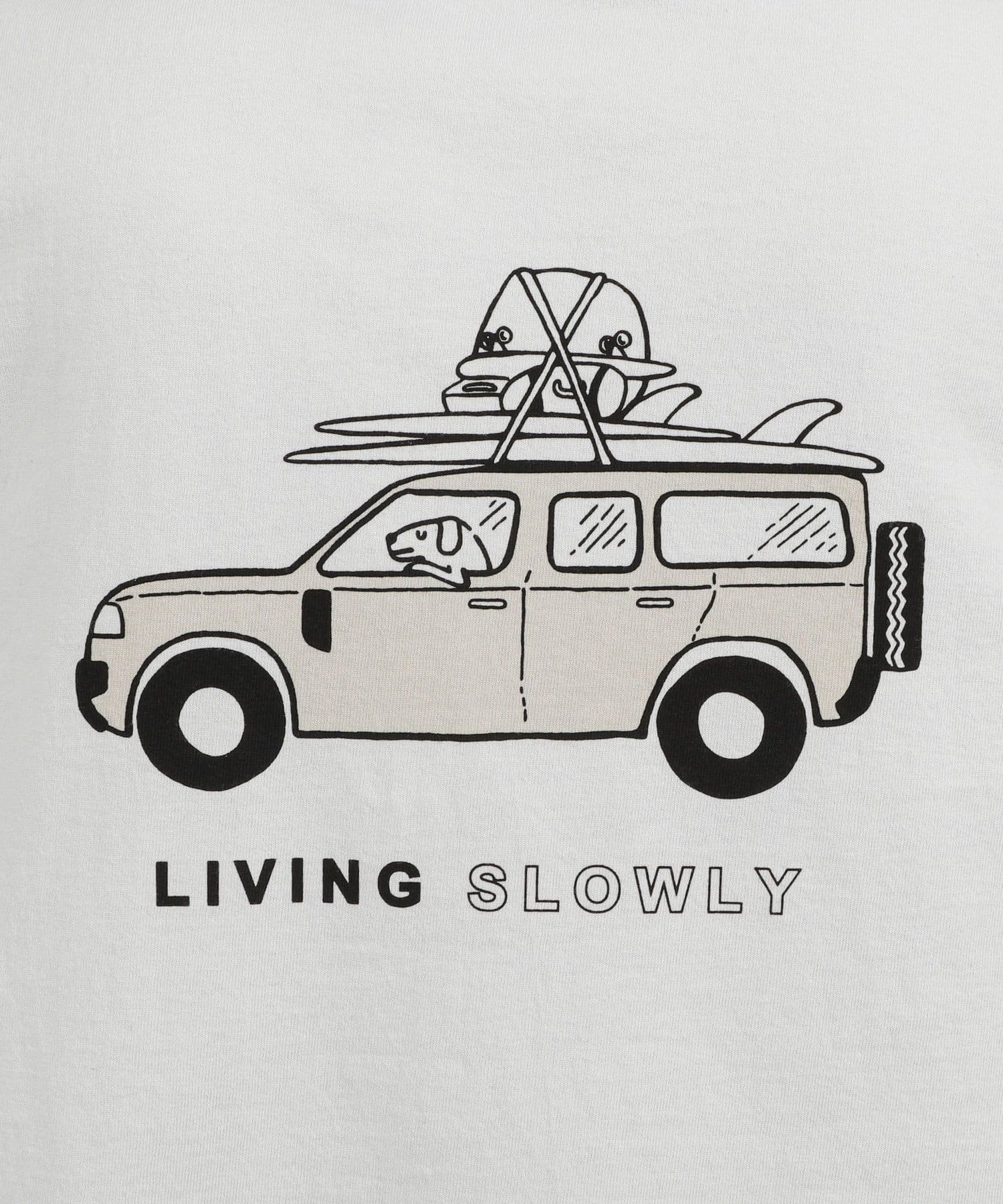 NOLLEY'S(ノーリーズ) 別注 SLOWLY WAGON プリントTシャツ
