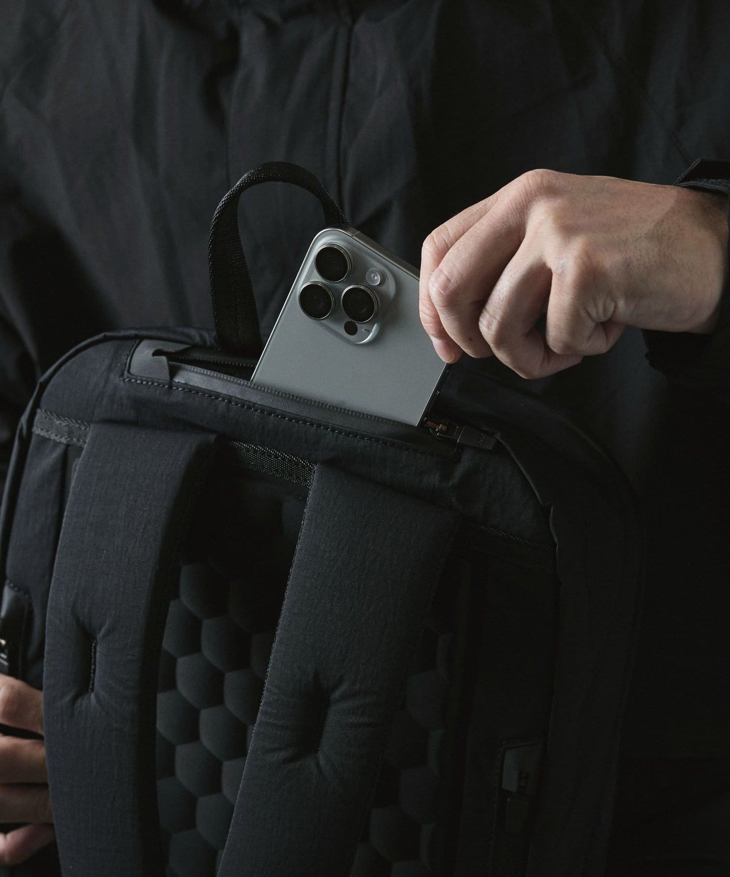 NOLLEY'S(ノーリーズ) 【WEXLEY】STEM V2 CRINKLE NYLON BLACK