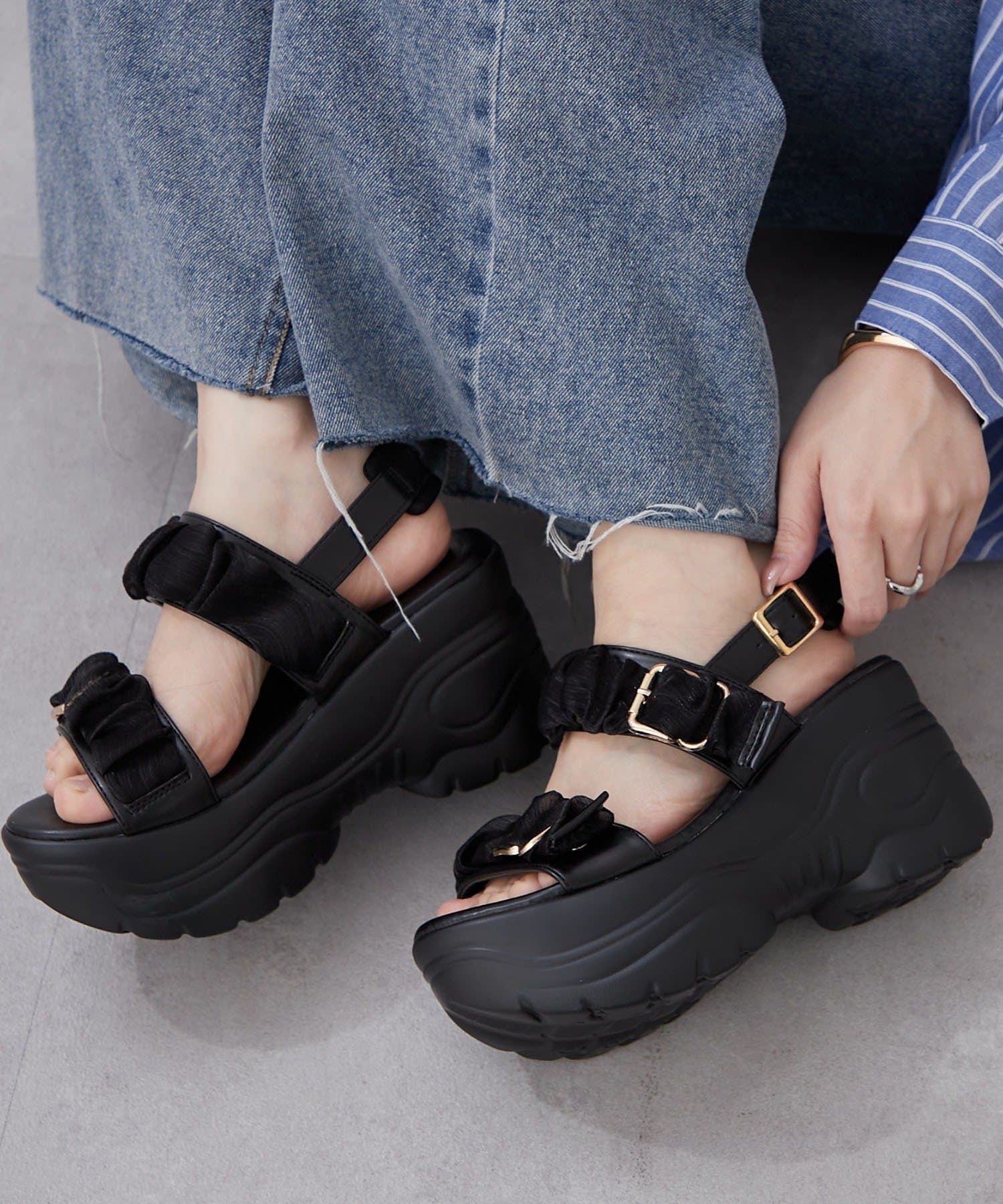 Remind me and forever(リマインドミーアンドフォーエバー) 【ボリュームソールなのに軽い！】オーガンスポサン