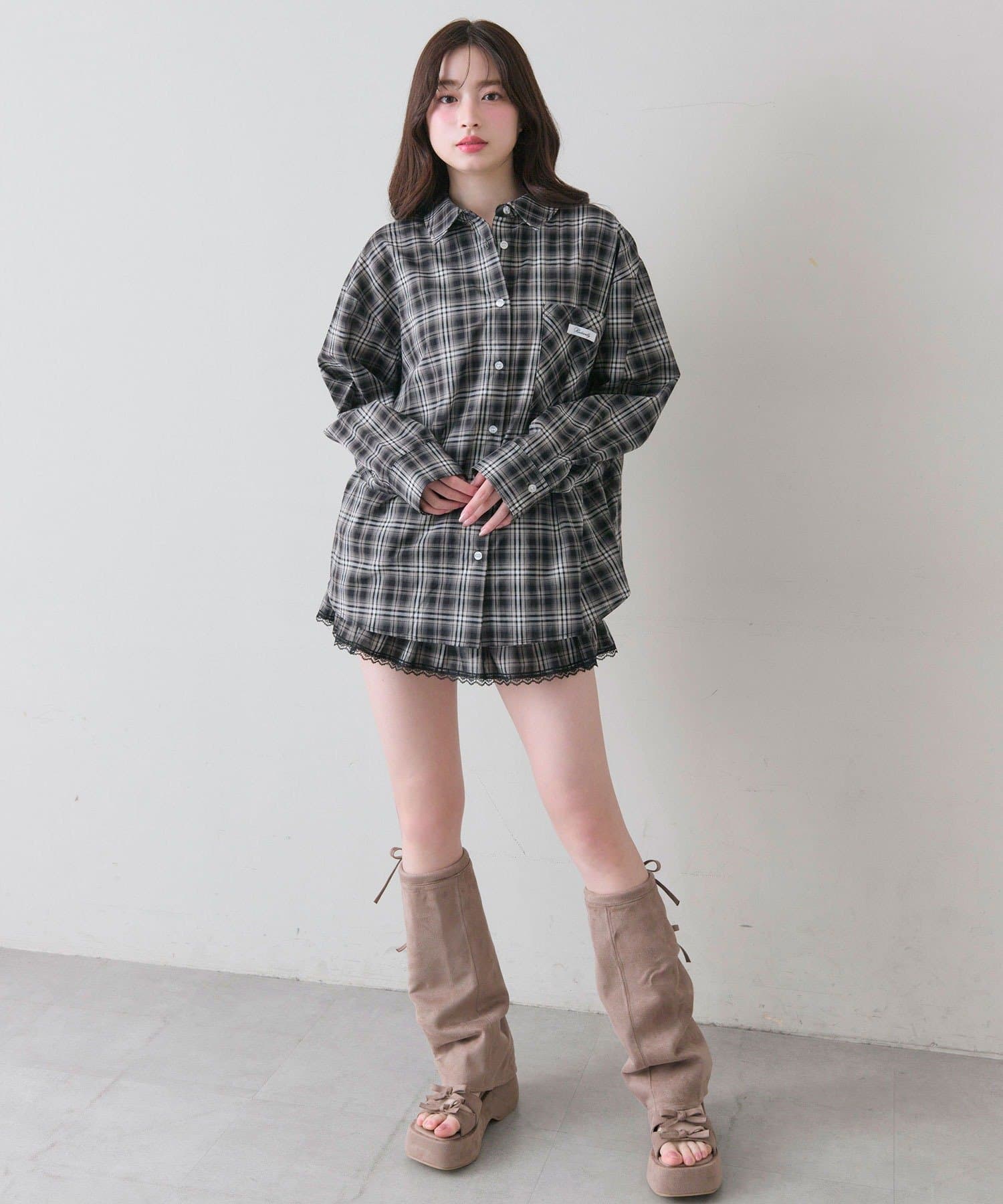 OLIVE des OLIVE(オリーブ デ オリーブ) Bigシャツ