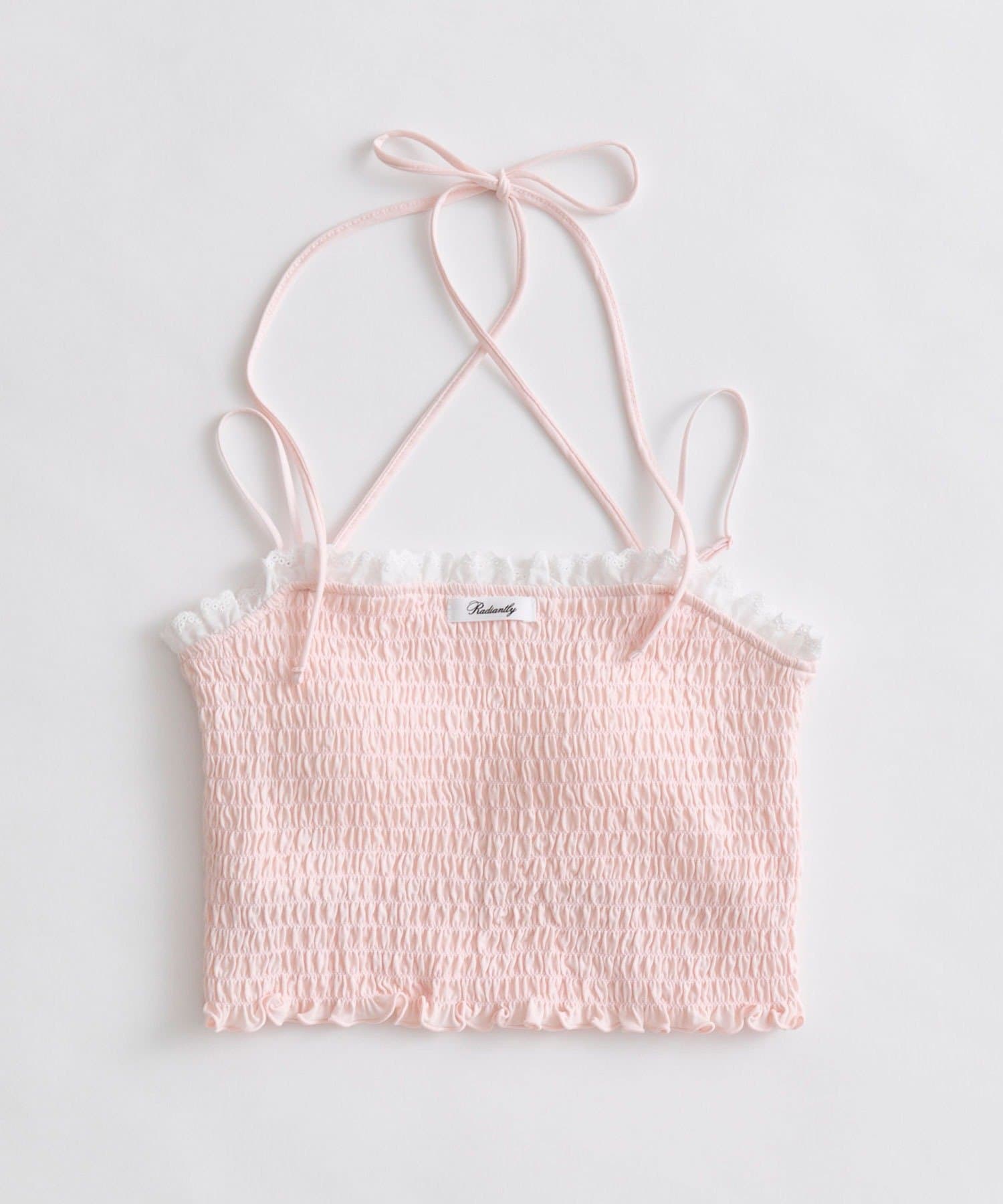 OLIVE des OLIVE(オリーブ デ オリーブ) 綿レースシャーリングキャミ