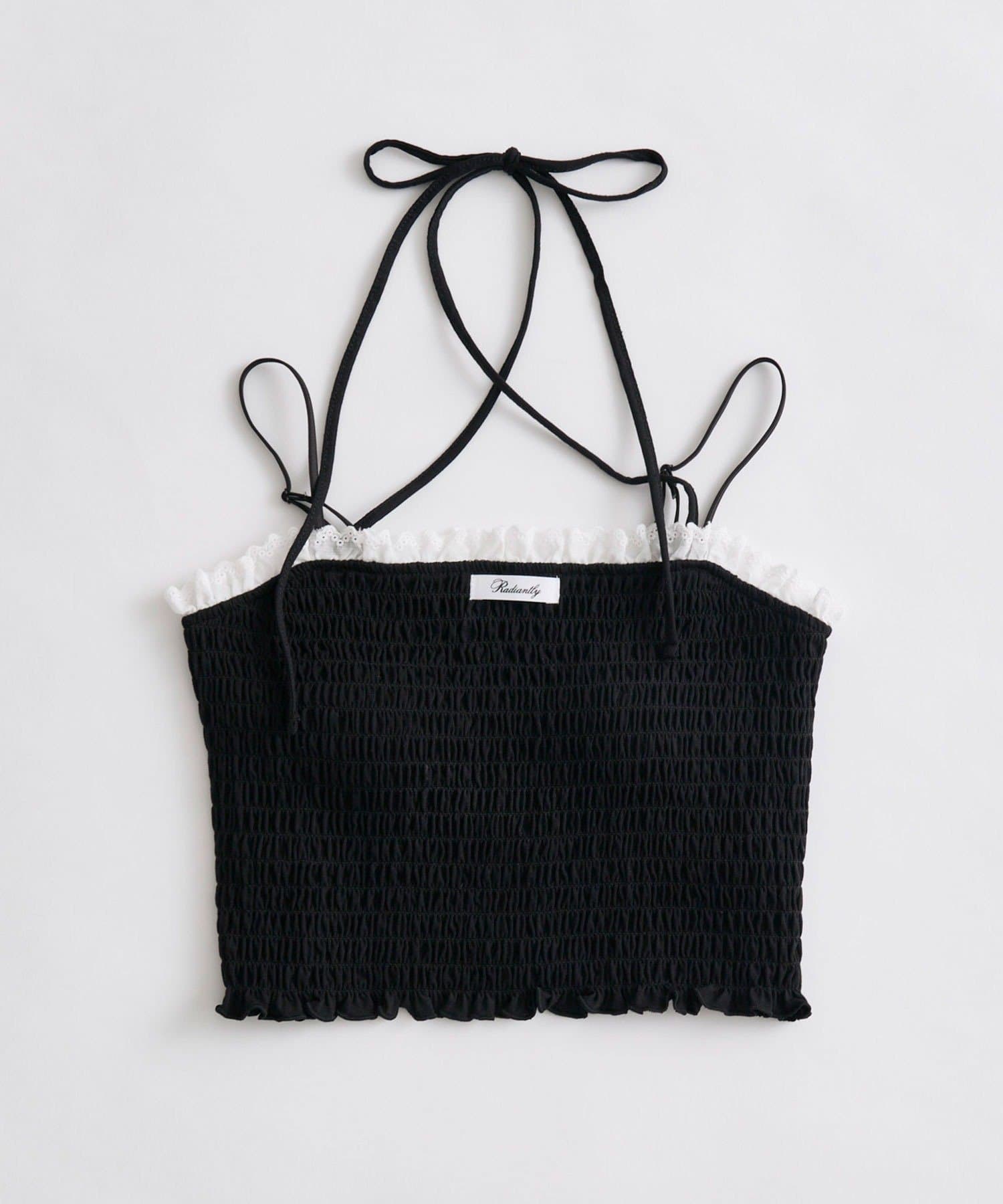 OLIVE des OLIVE(オリーブ デ オリーブ) 綿レースシャーリングキャミ