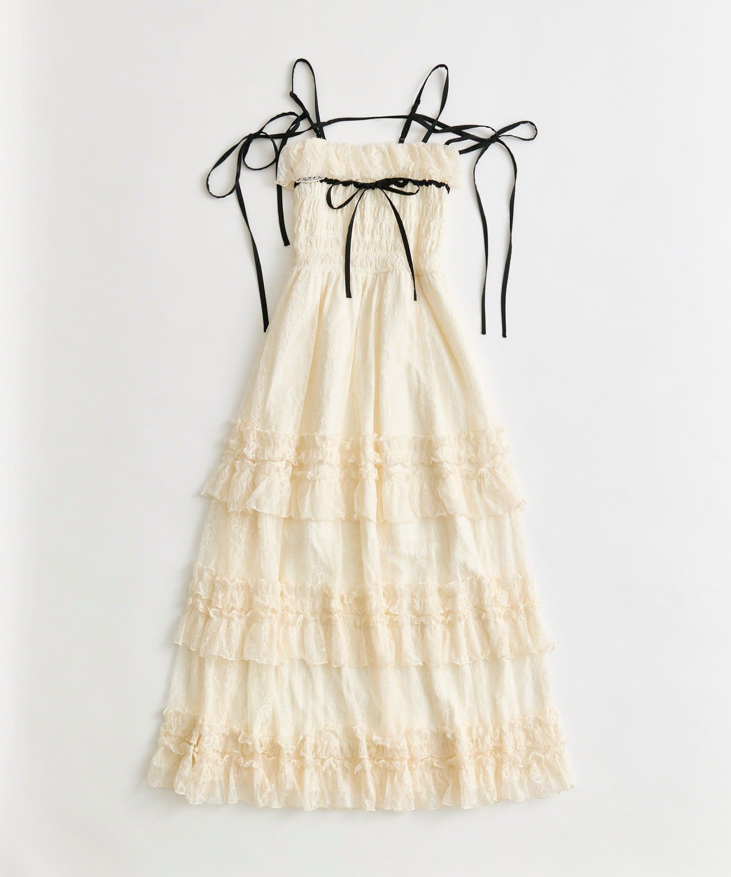 OLIVE des OLIVE(オリーブ デ オリーブ) Saxe flower stroll ロングワンピ