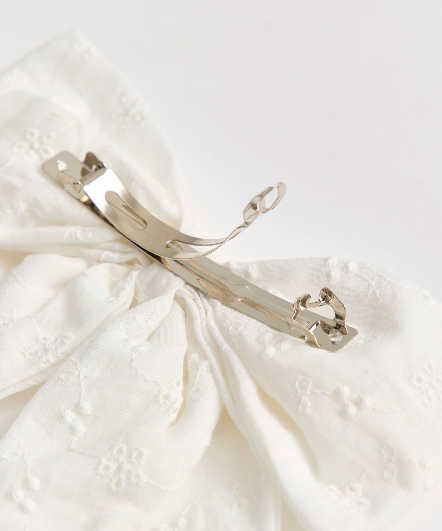 OLIVE des OLIVE(オリーブ デ オリーブ) コットンレースリボンバレッタ