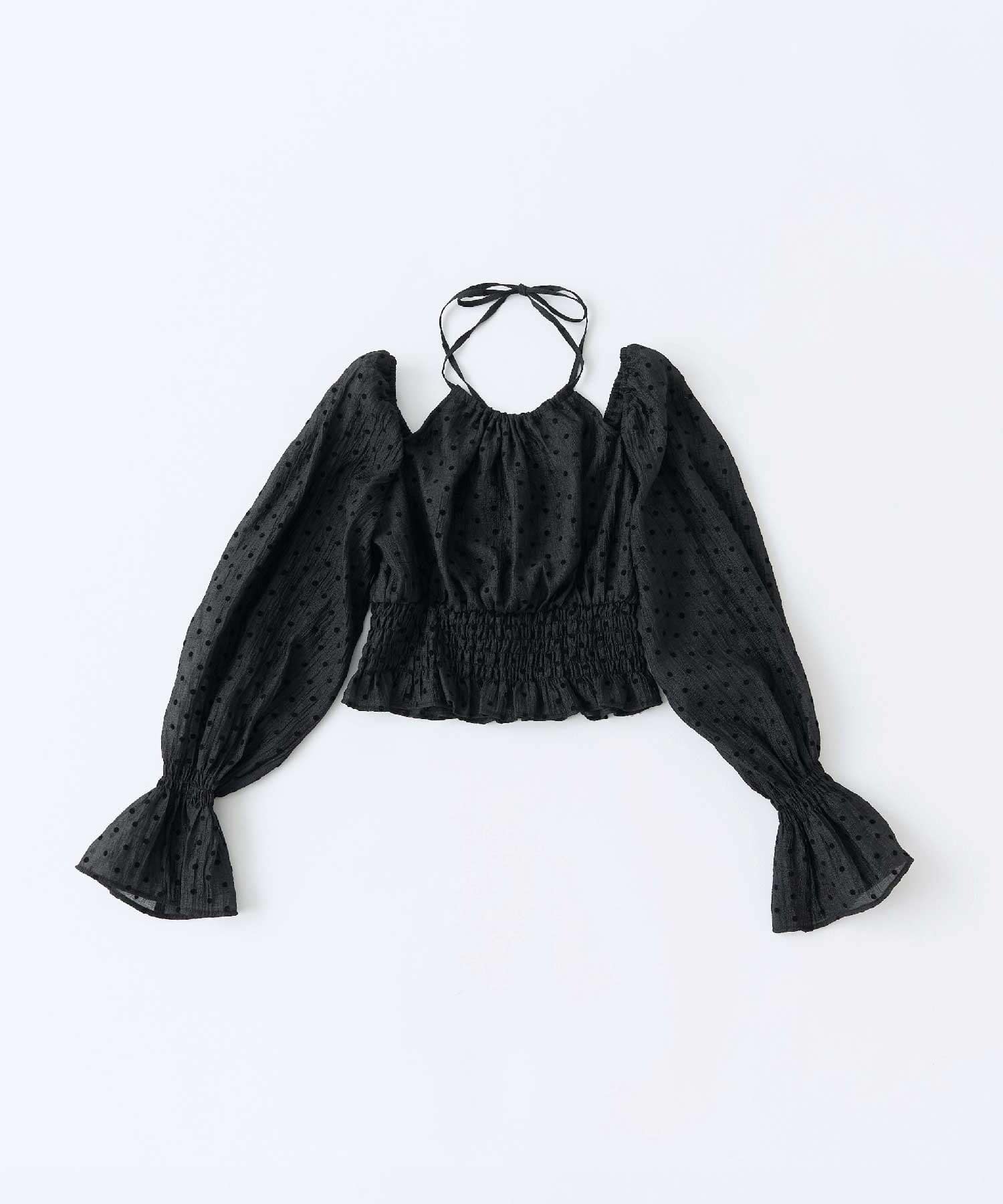 Belle Charme(ベルシャルム) 【今すぐお届け】Ribbon Choker Blouse