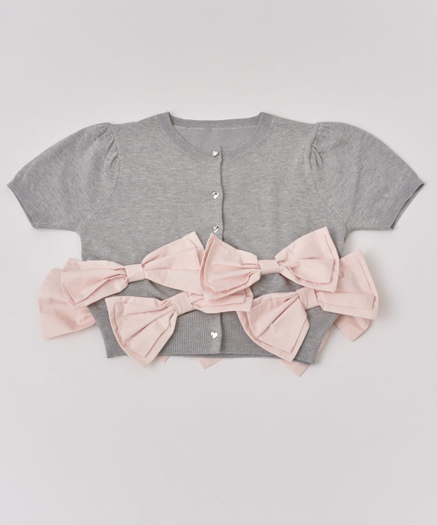 Belle Charme(ベルシャルム) Many Ribbon Cardigan