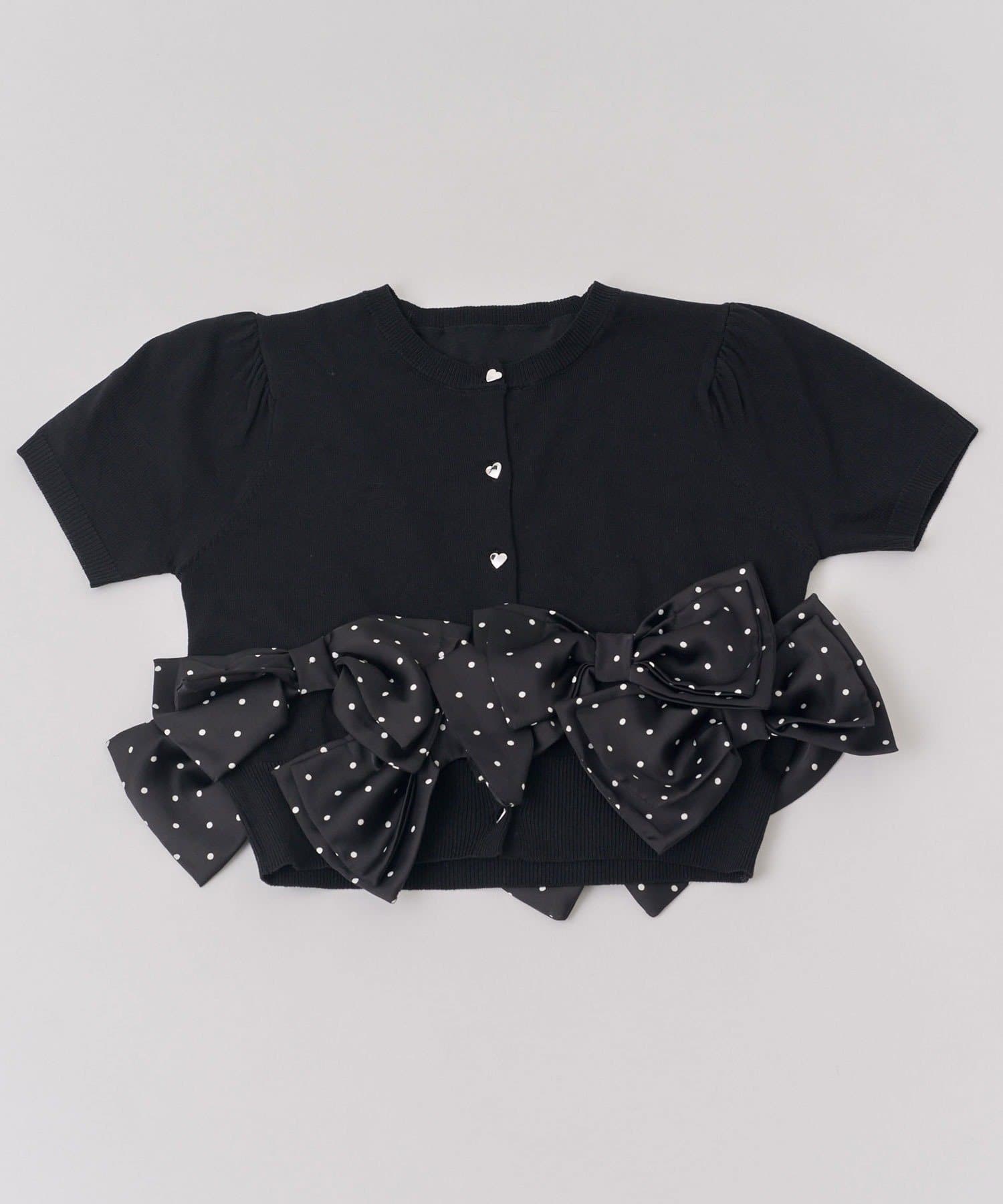 Belle Charme(ベルシャルム) Many Ribbon Cardigan