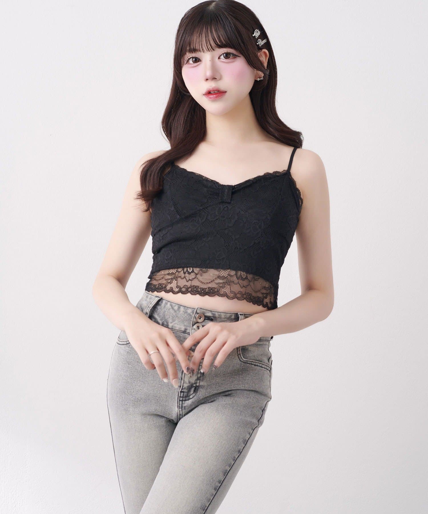 Belle Charme(ベルシャルム) Lace Camisole