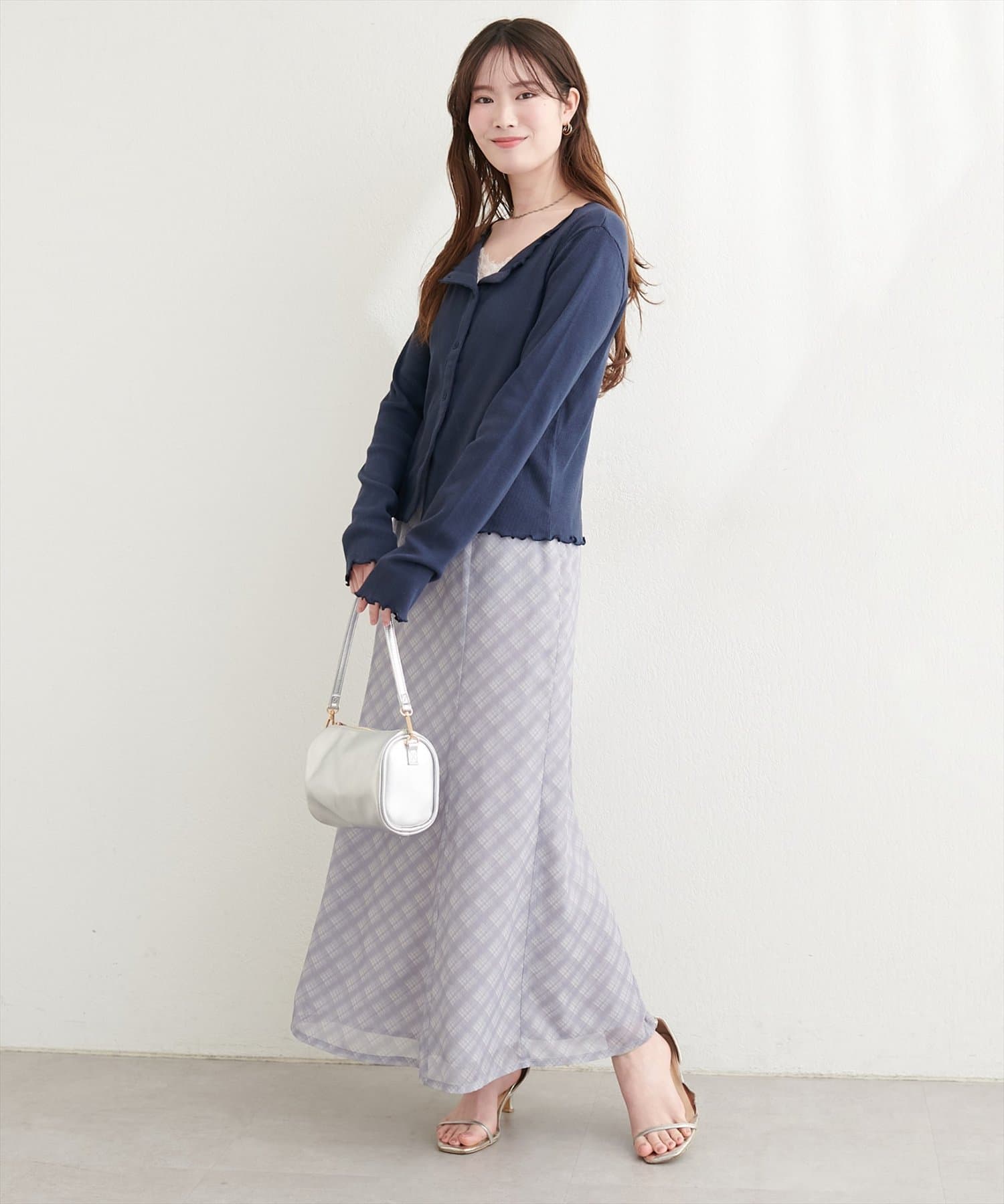 natural couture(ナチュラルクチュール) レースデザインカットソー