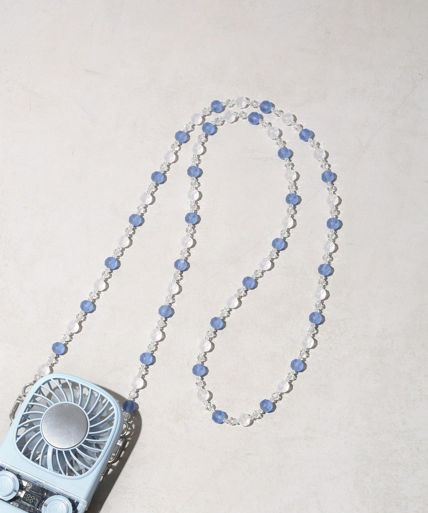 3COINS(スリーコインズ) 《WEB先行販売》フロストビーズショルダーストラップ