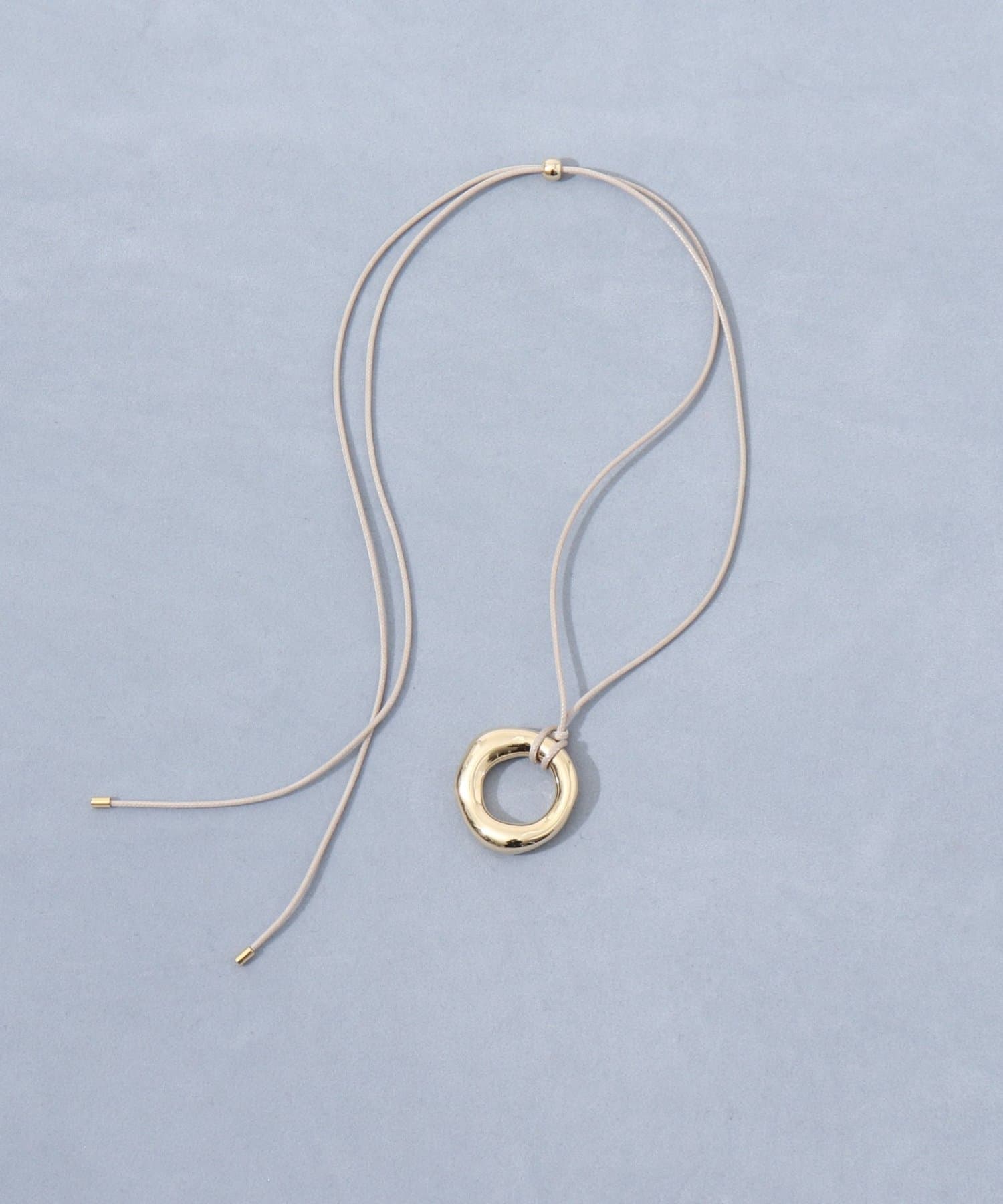 NOLLEY'S(ノーリーズ) 【grace grace/グラスグラス】ニュアンスリングコードネックレス