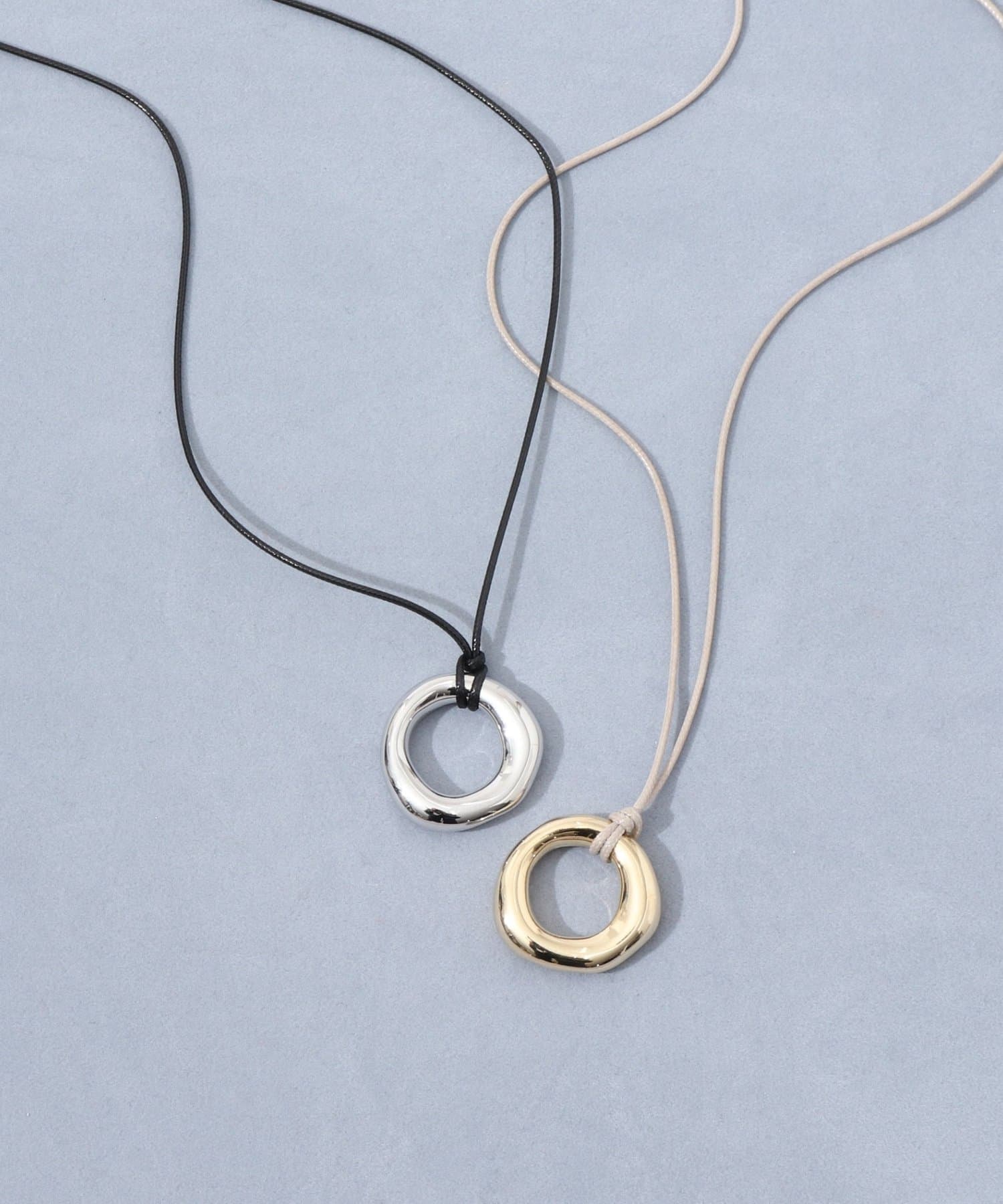 NOLLEY'S(ノーリーズ) 【grace grace/グラスグラス】ニュアンスリングコードネックレス