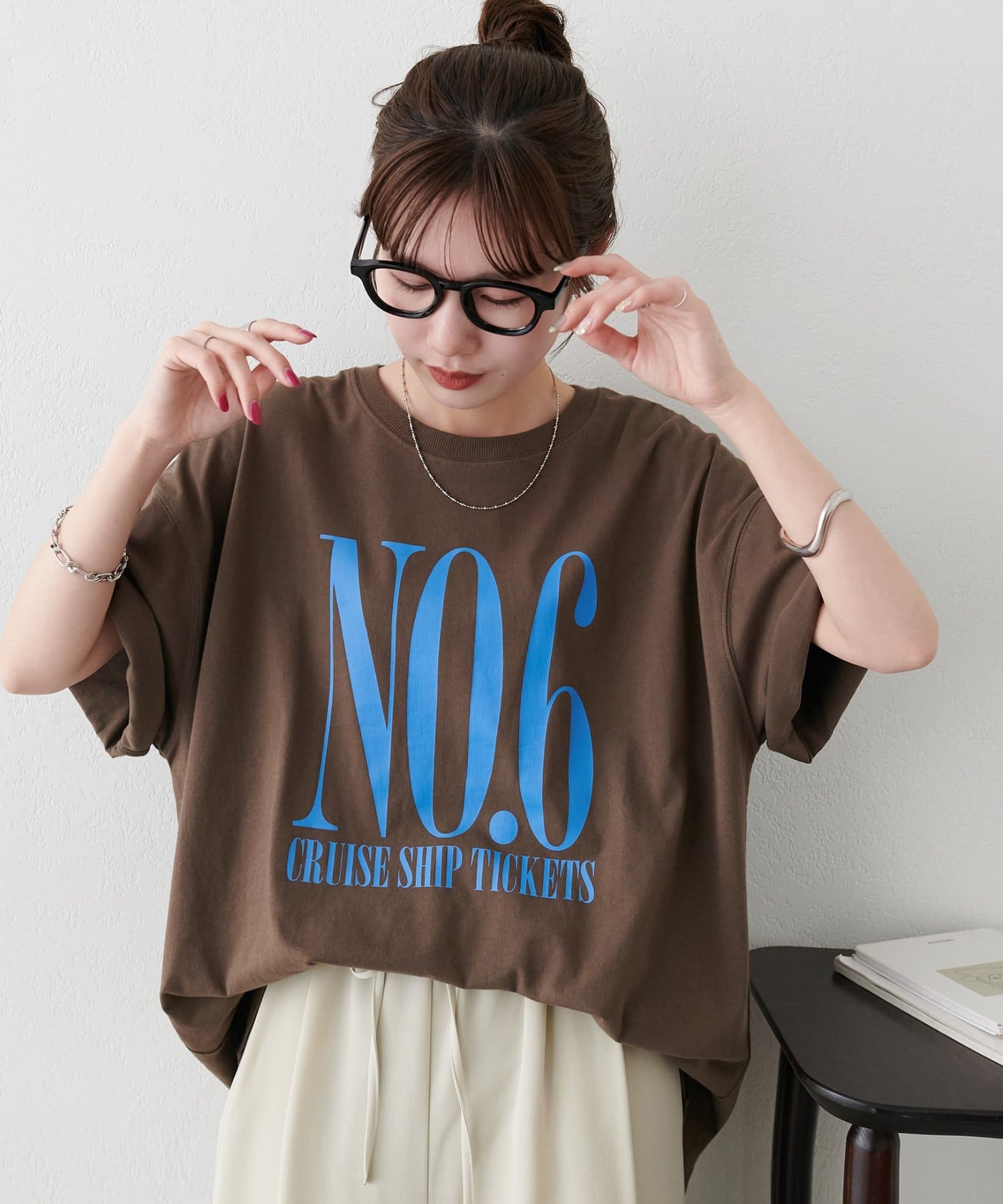 DISCOAT(ディスコート) 【Enlude】アソート縦長ナンバーロゴT《ユニセックス》